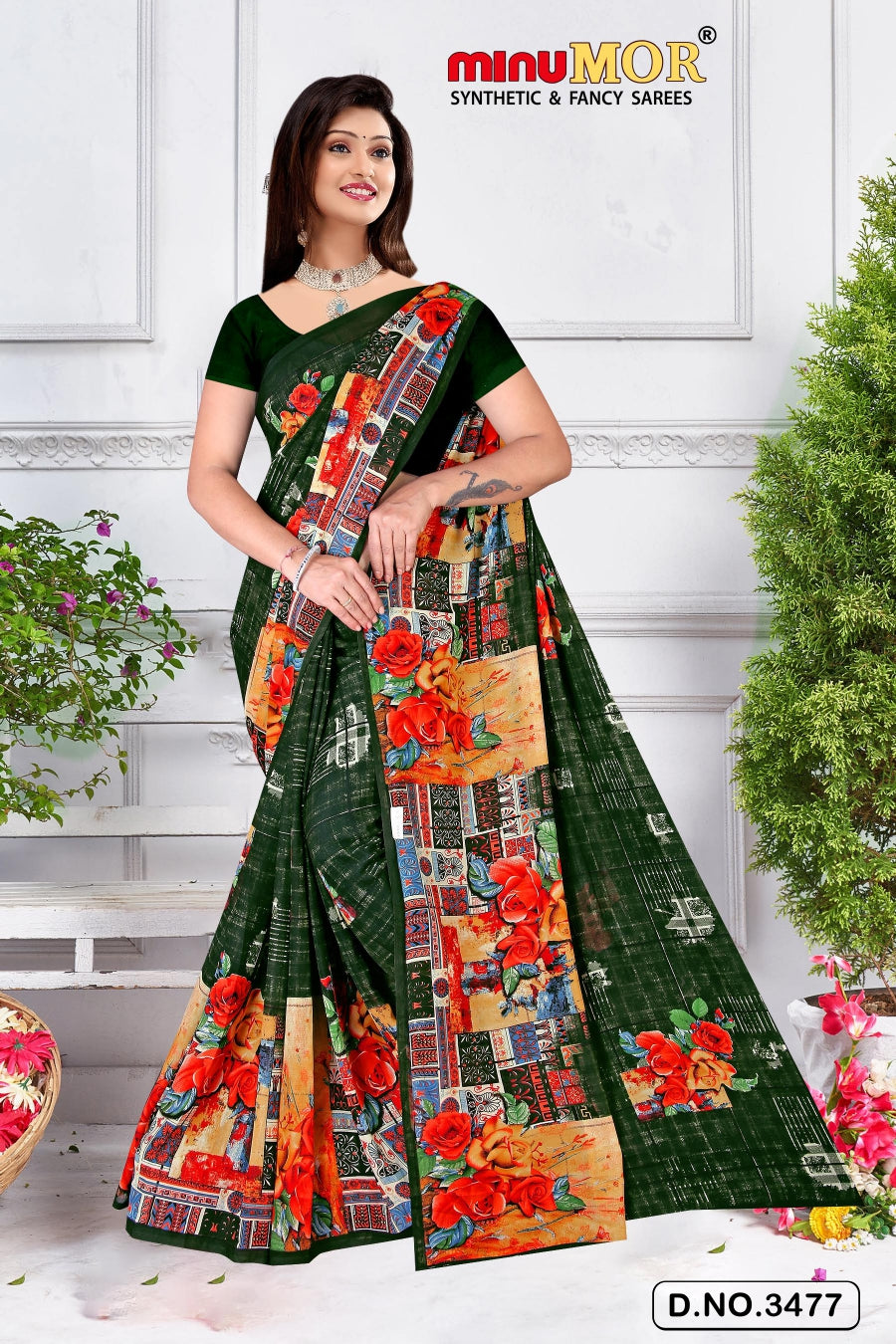 Fancy Saree London Dream (BP) - 8 Pcs Set