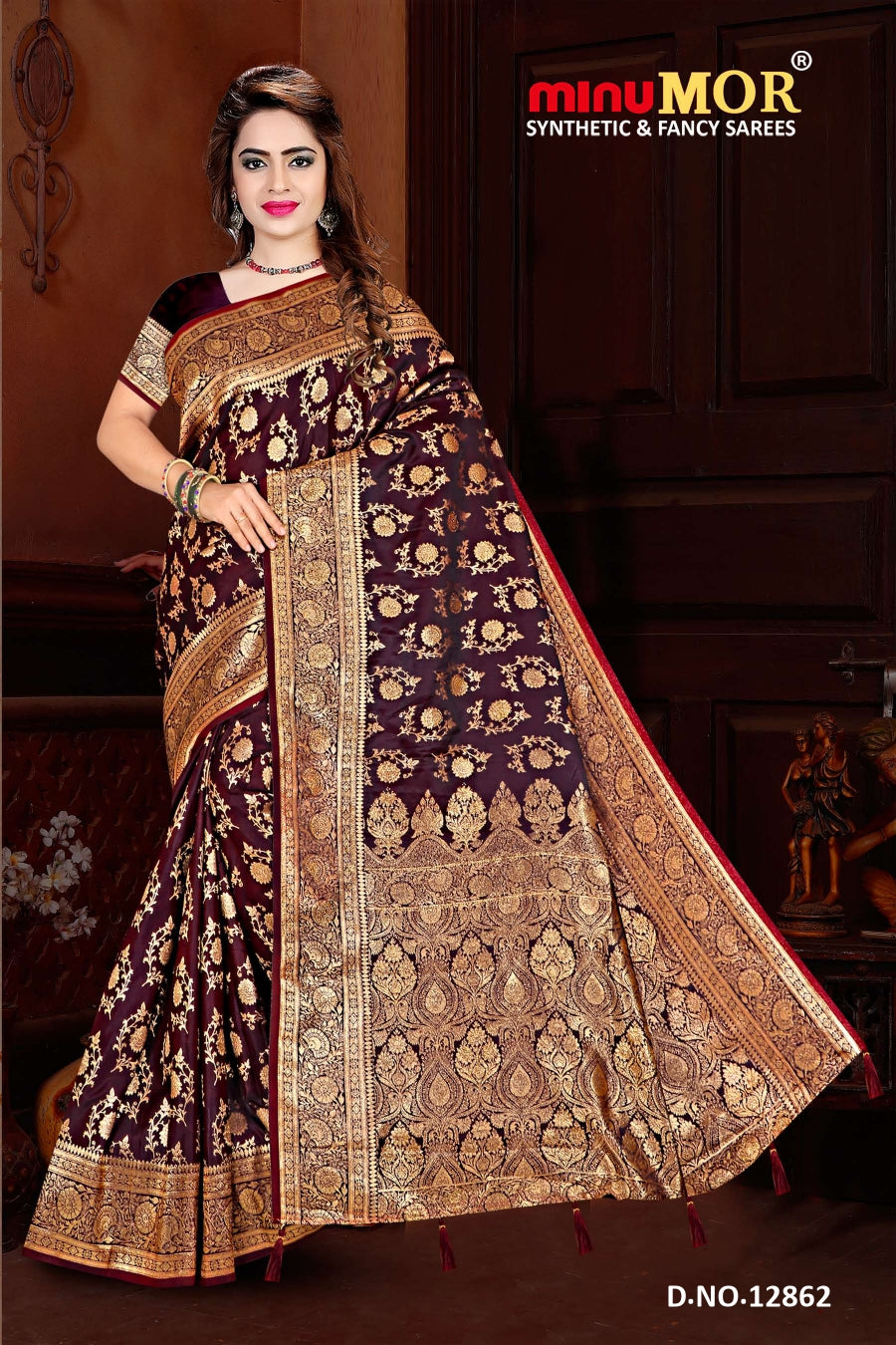 Fancy Saree Manyavar Special (BP) - 6 Pcs Set