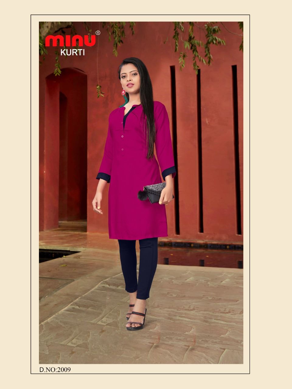 Rayon Kurti Ruby (Vol-2) - 09 Pcs Set