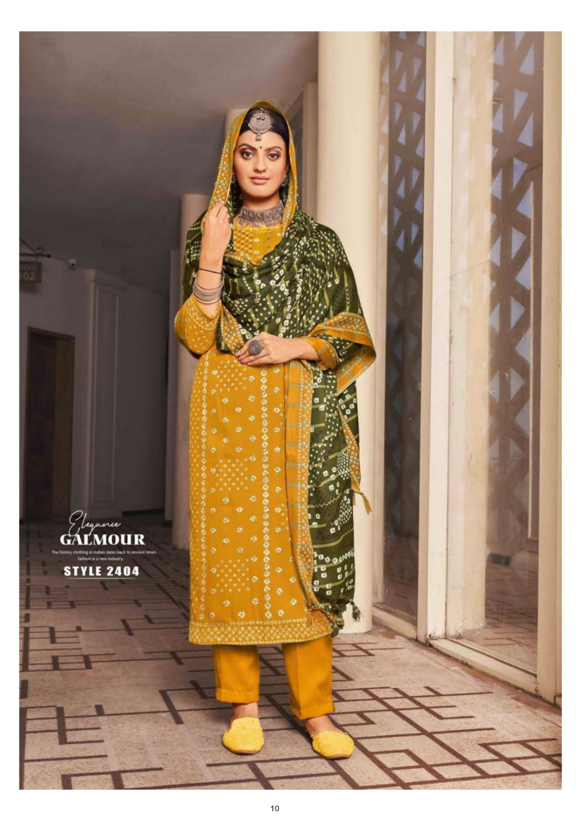Unstitched Winter Suit Rukshar Chunri (Special Rate) - 8 Pcs Set