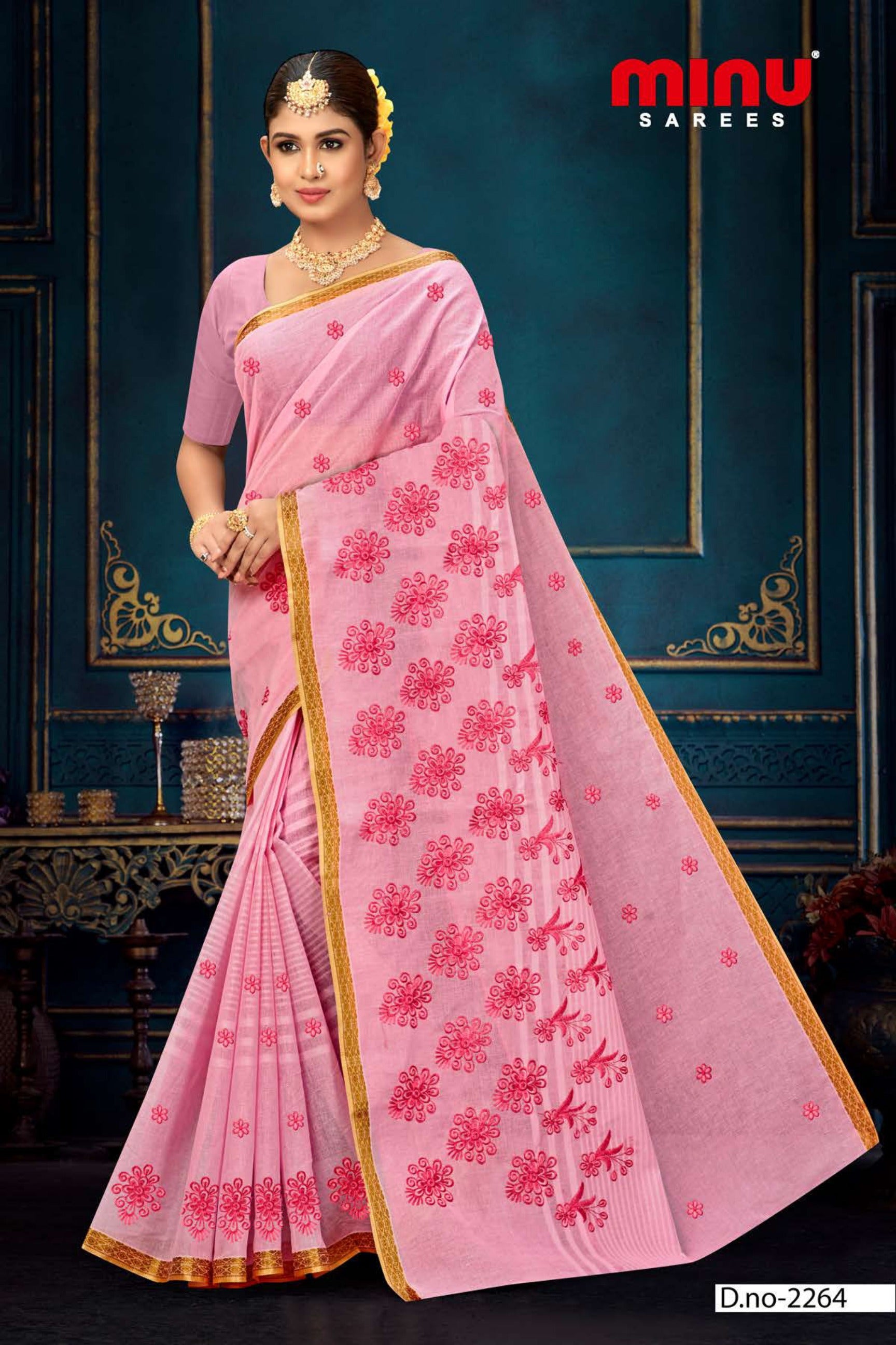 Embroidered Saree- Sandhya (8P)