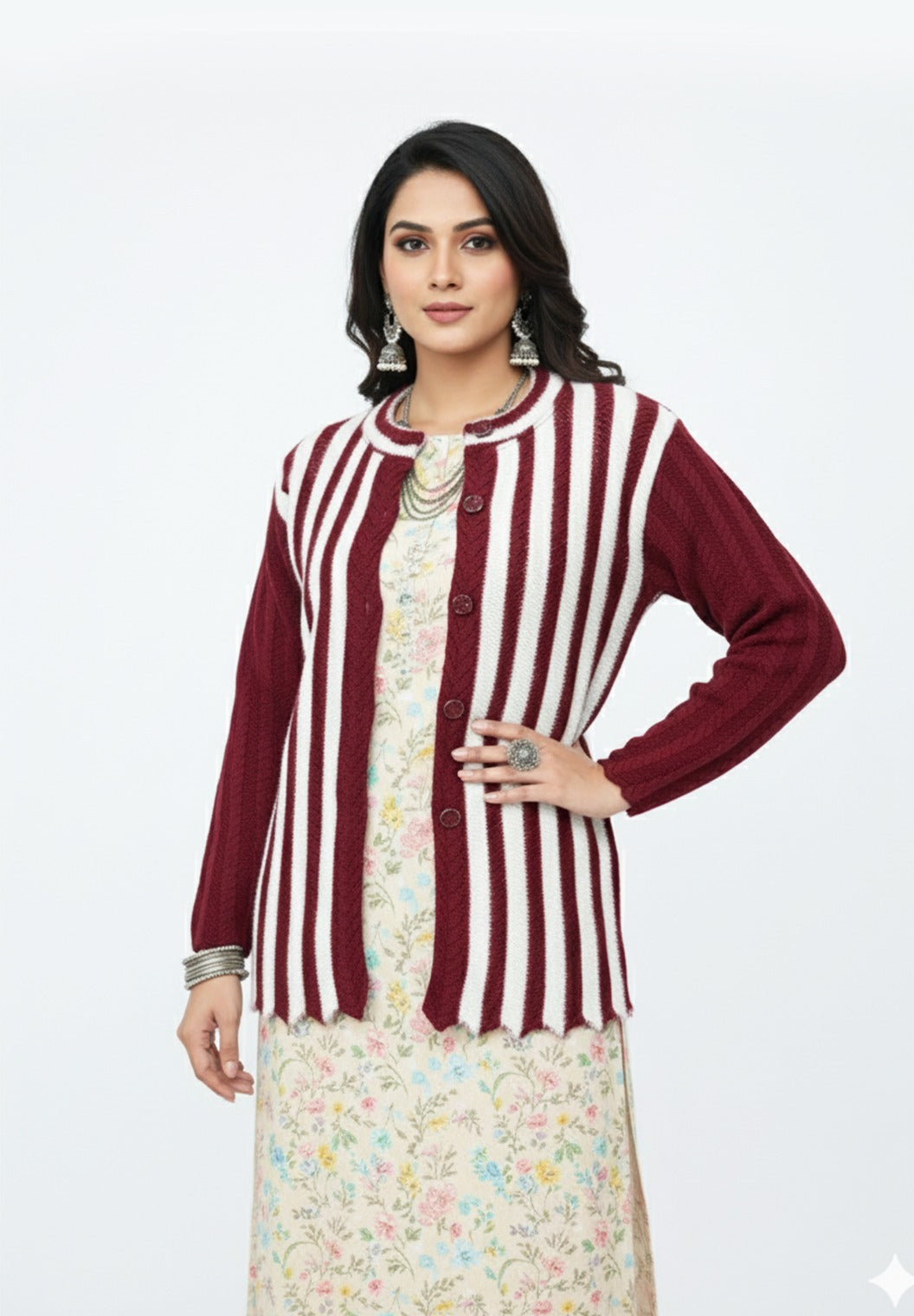 Woolen Pullover Mahek (Special Rate) - Assorted 6 Pcs