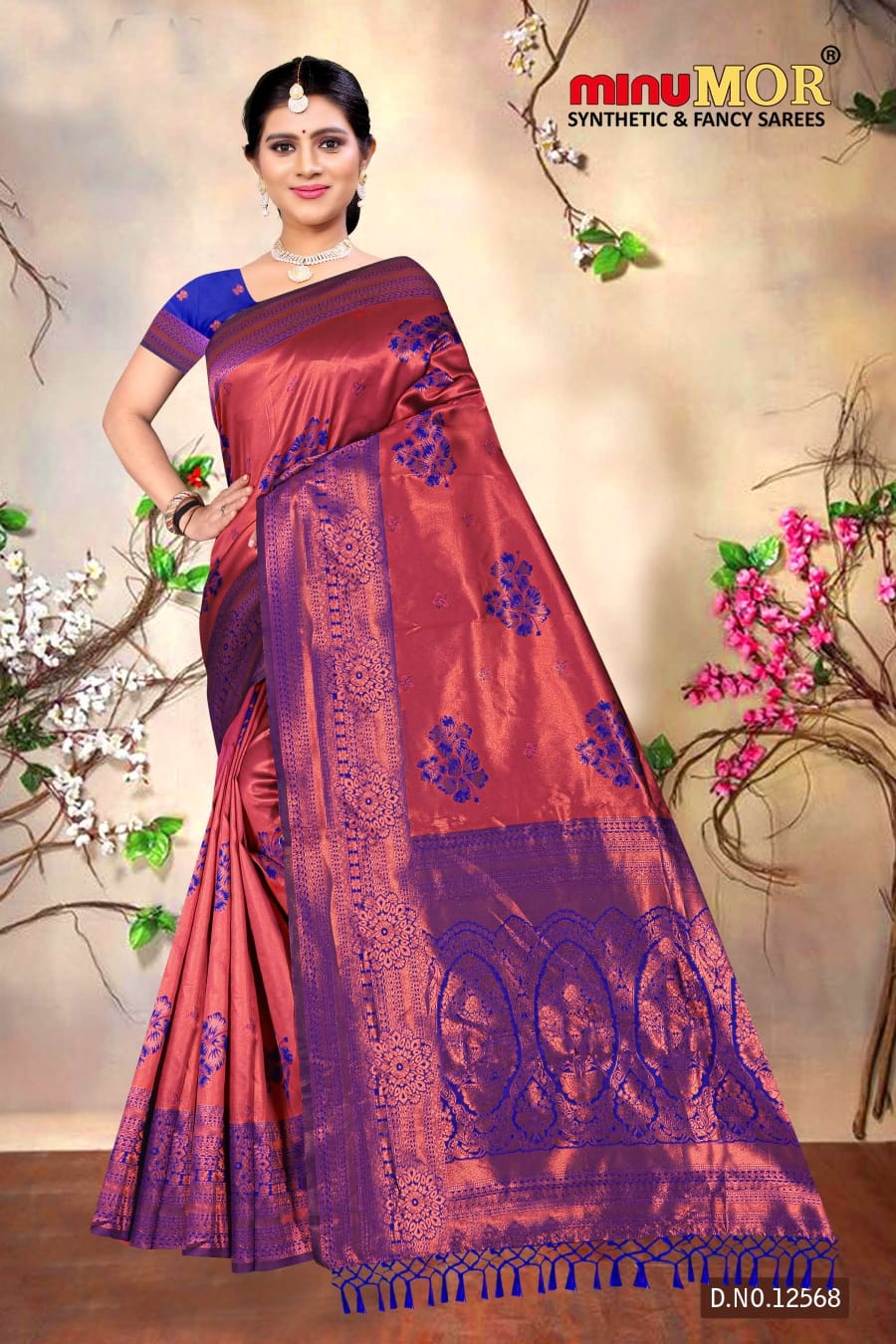 Fancy Saree Most Prime (BP) - 6 Pcs Set