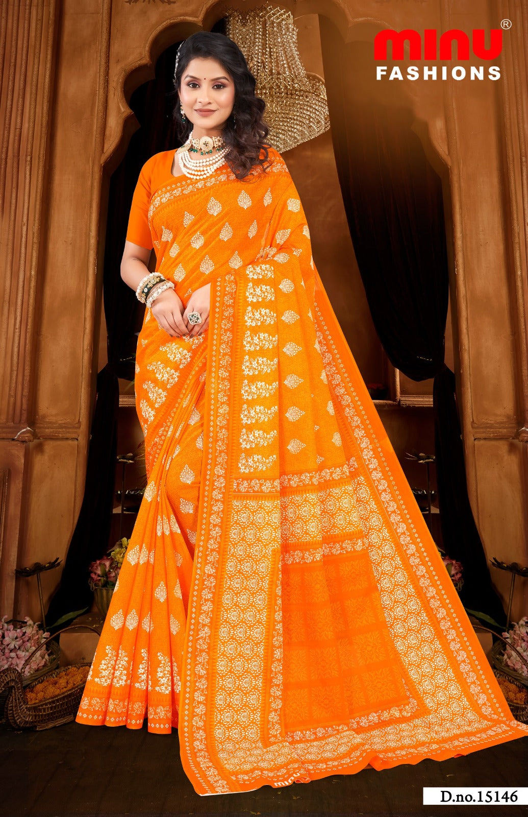 Malai Cotton Saree Priyatama Pestal (Vol-2) - 8 Pcs Set