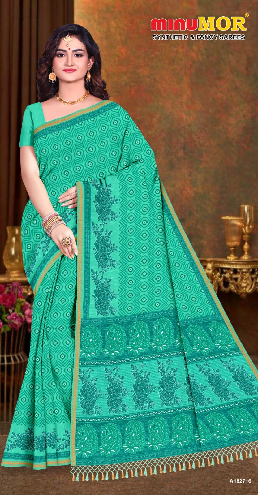 Fancy Saree Rang Manch - 6 Pcs Set