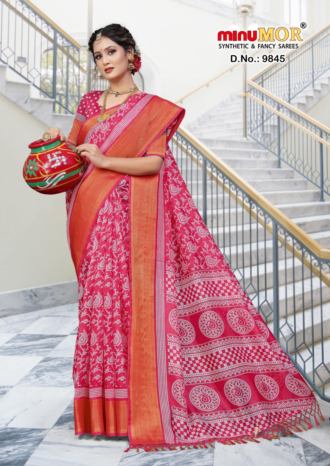 Fancy Saree Chandrika - 8 Pcs Set