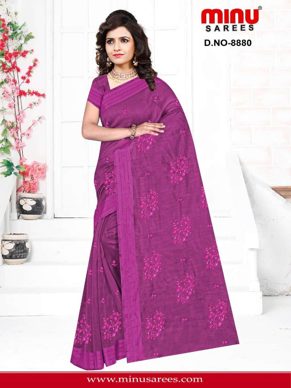 Fancy Saree Chena Pora - 6 Pcs Set