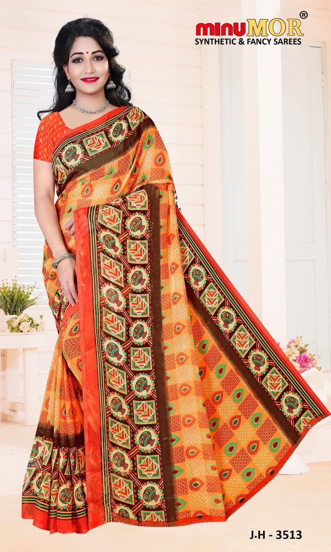 Fancy Saree Jhalki - 12 Pcs Set