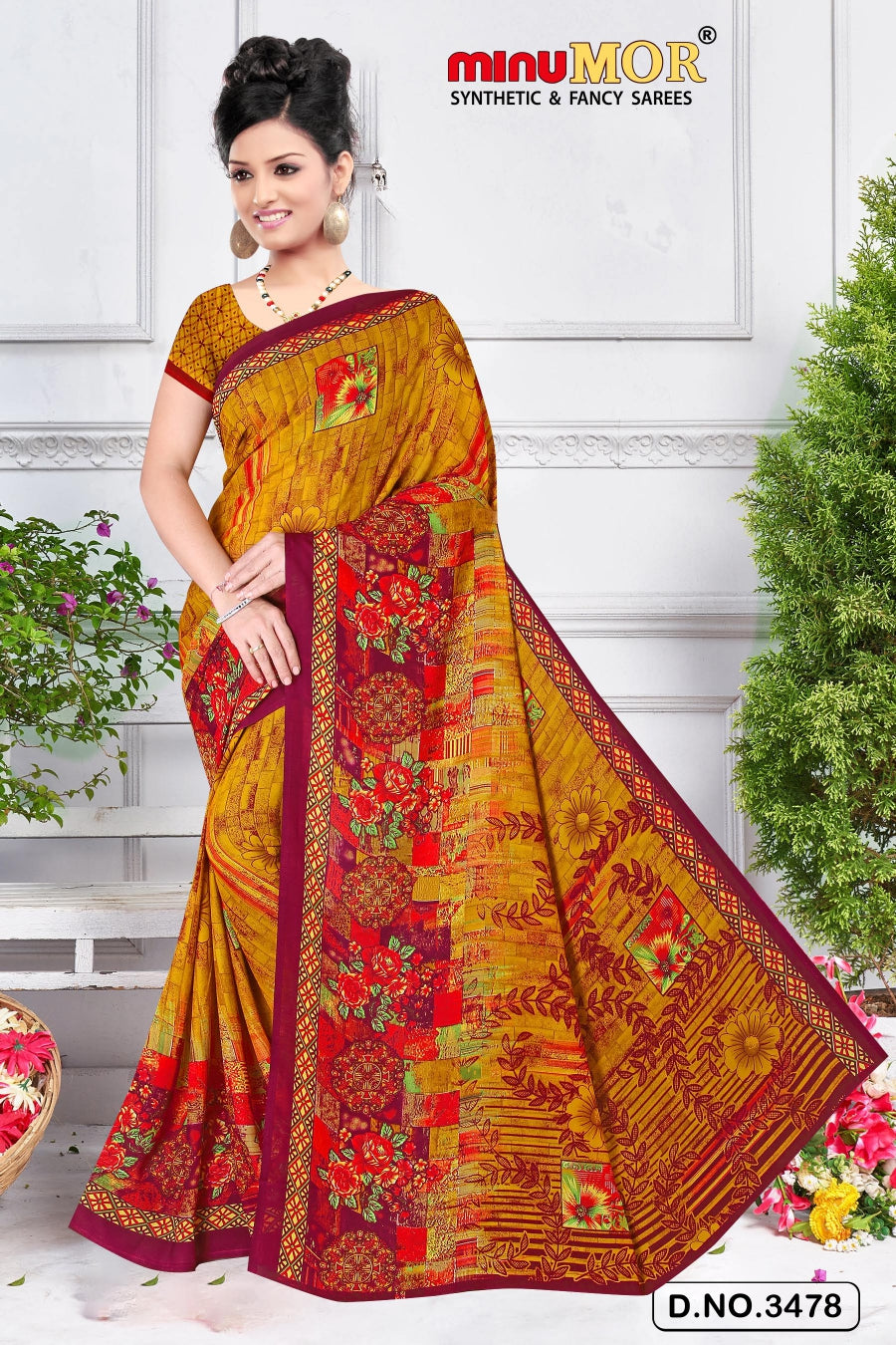 Fancy Saree London Dream (BP) - 8 Pcs Set