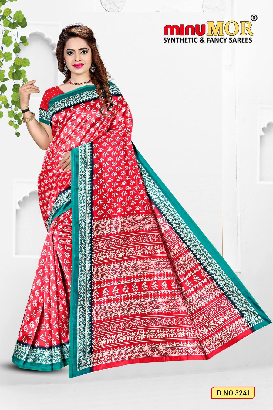 Fancy Saree Opara Gulab (Design No_1336-1343) (BP) - 8 Pcs Set