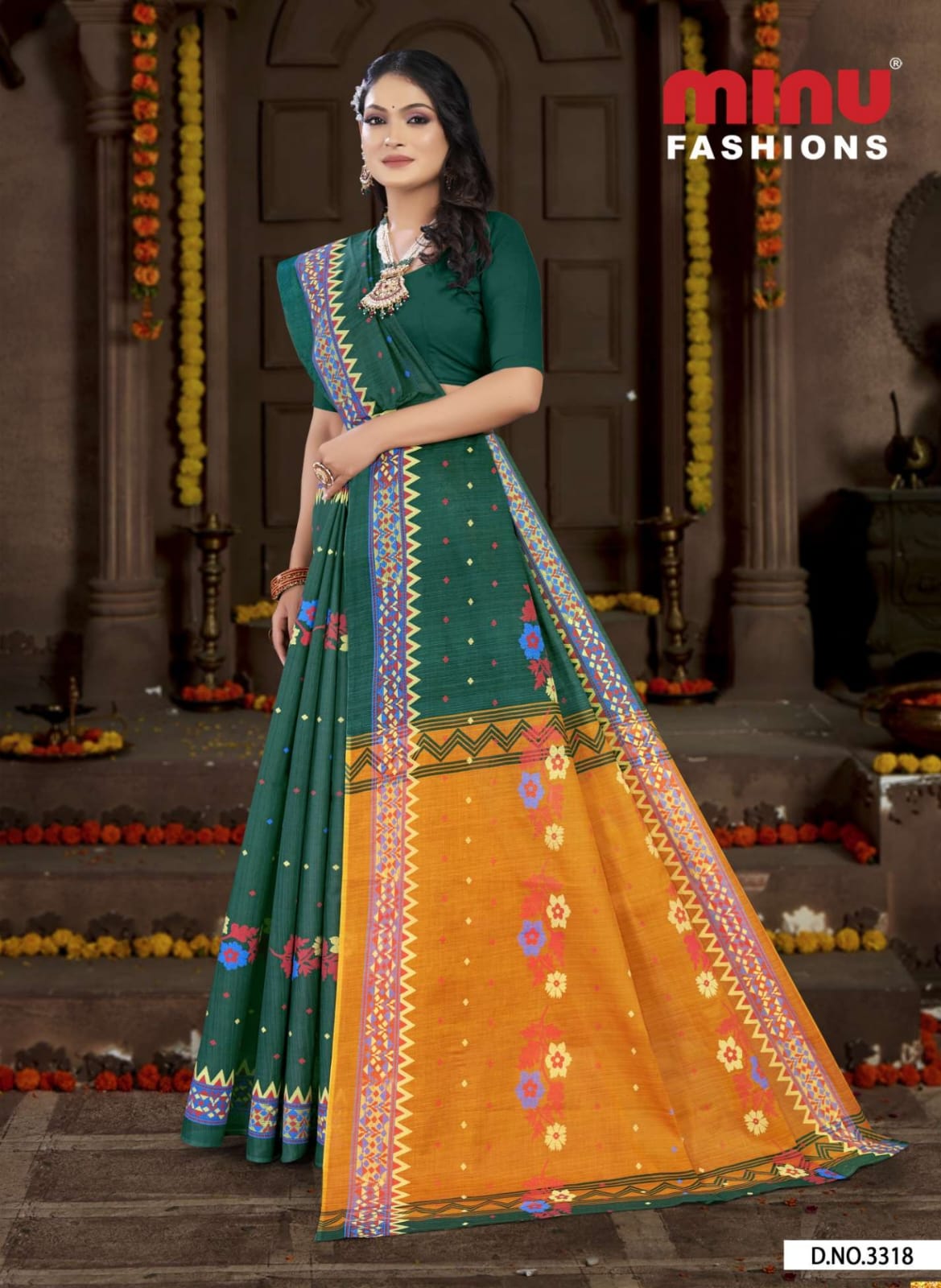 Saree Tant Jamdani (Special Rate) - 10 Pcs Set