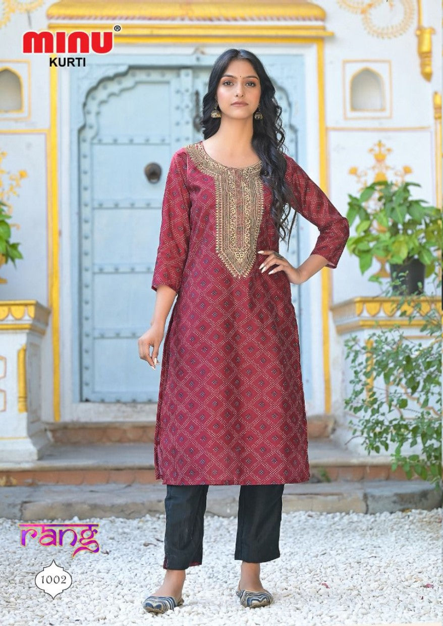 embroidered kurtis for wholesale at best prices image