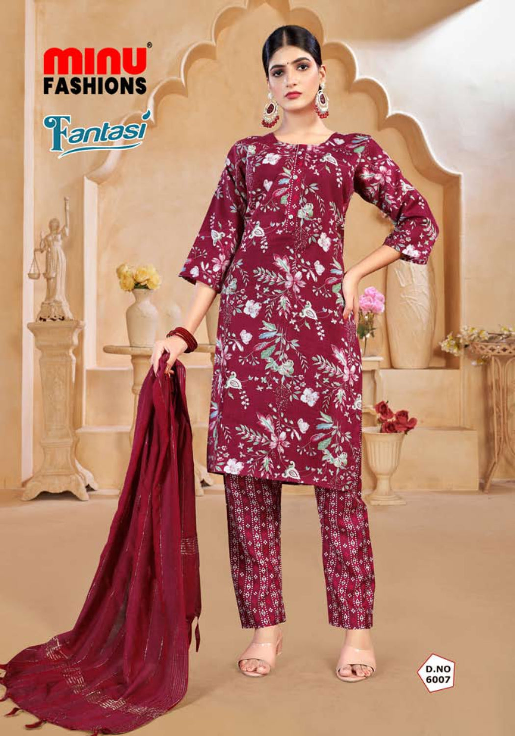 Printed Cotton Stitched Salwar Suit Fantasy (Vol-6) - 10 Pcs Set