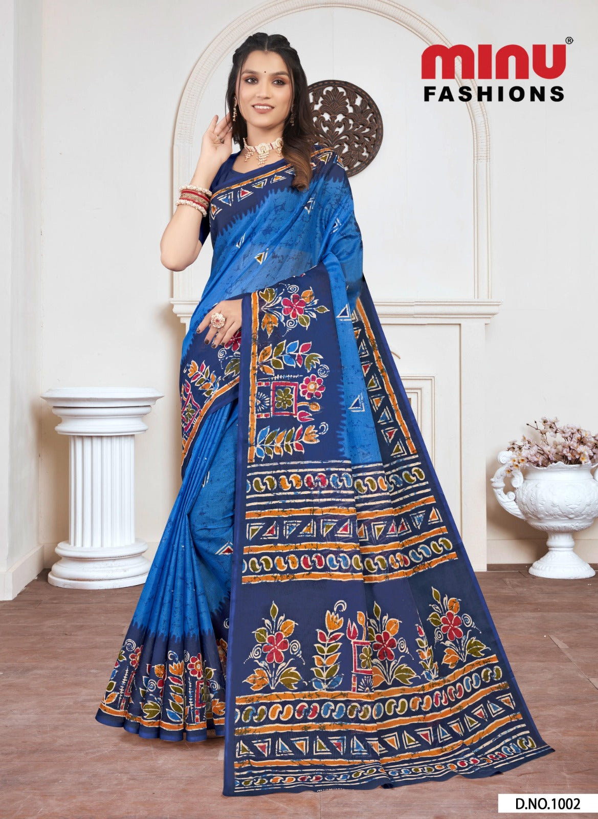 Saree Kolkata Batik (Vol-3) ( Special Rate) - 10 Pcs Set
