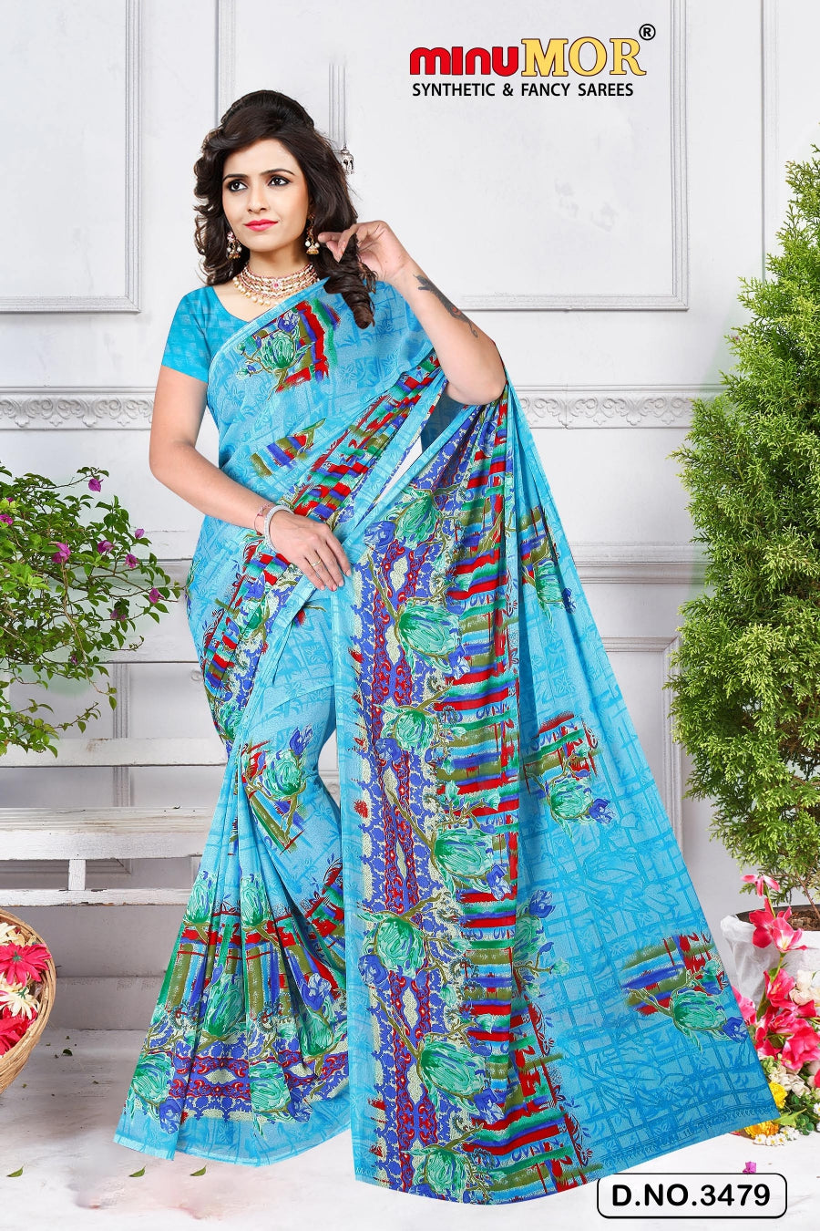 Fancy Saree London Dream (BP) - 8 Pcs Set