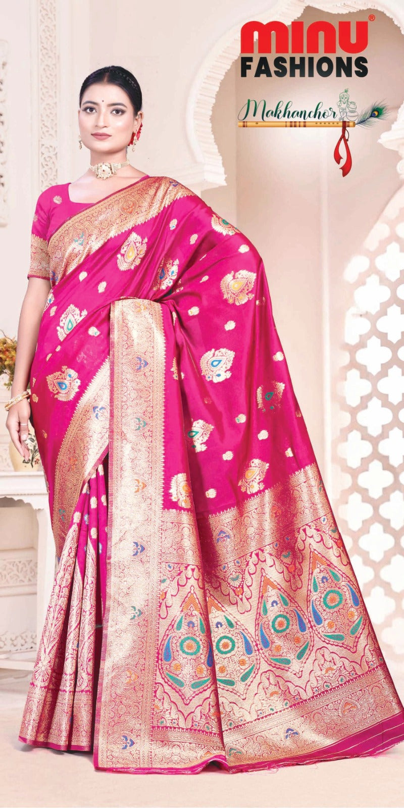 Fancy Saree Makhan Chor Vol-2 (BP) (8 Pcs)