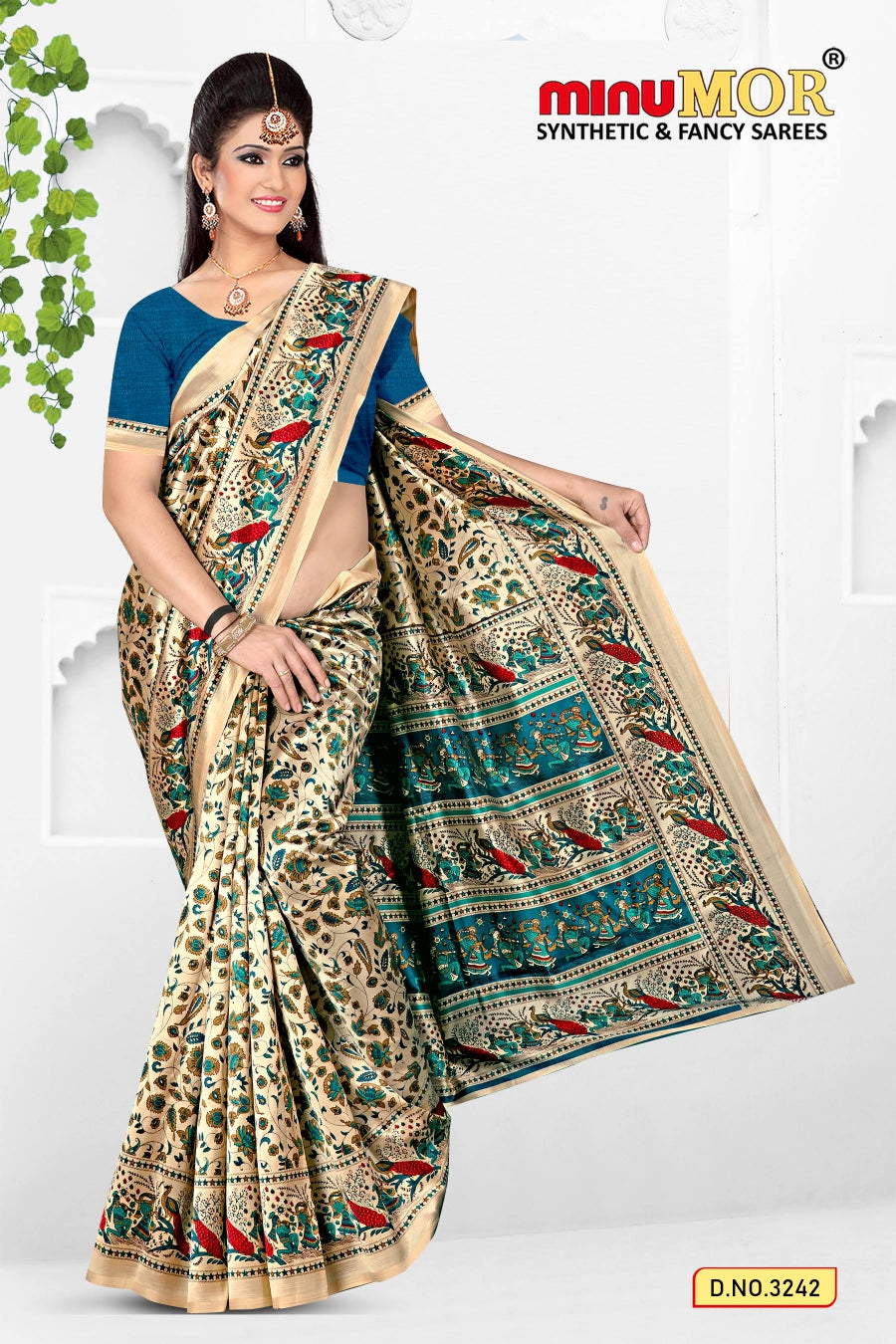 Fancy Saree Opara Gulab (Design No_1336-1343) (BP) - 8 Pcs Set