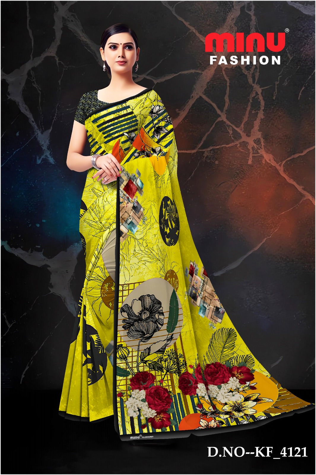 Malai Cotton Saree Ambersariya (Vol-14) - 8 Pcs Set