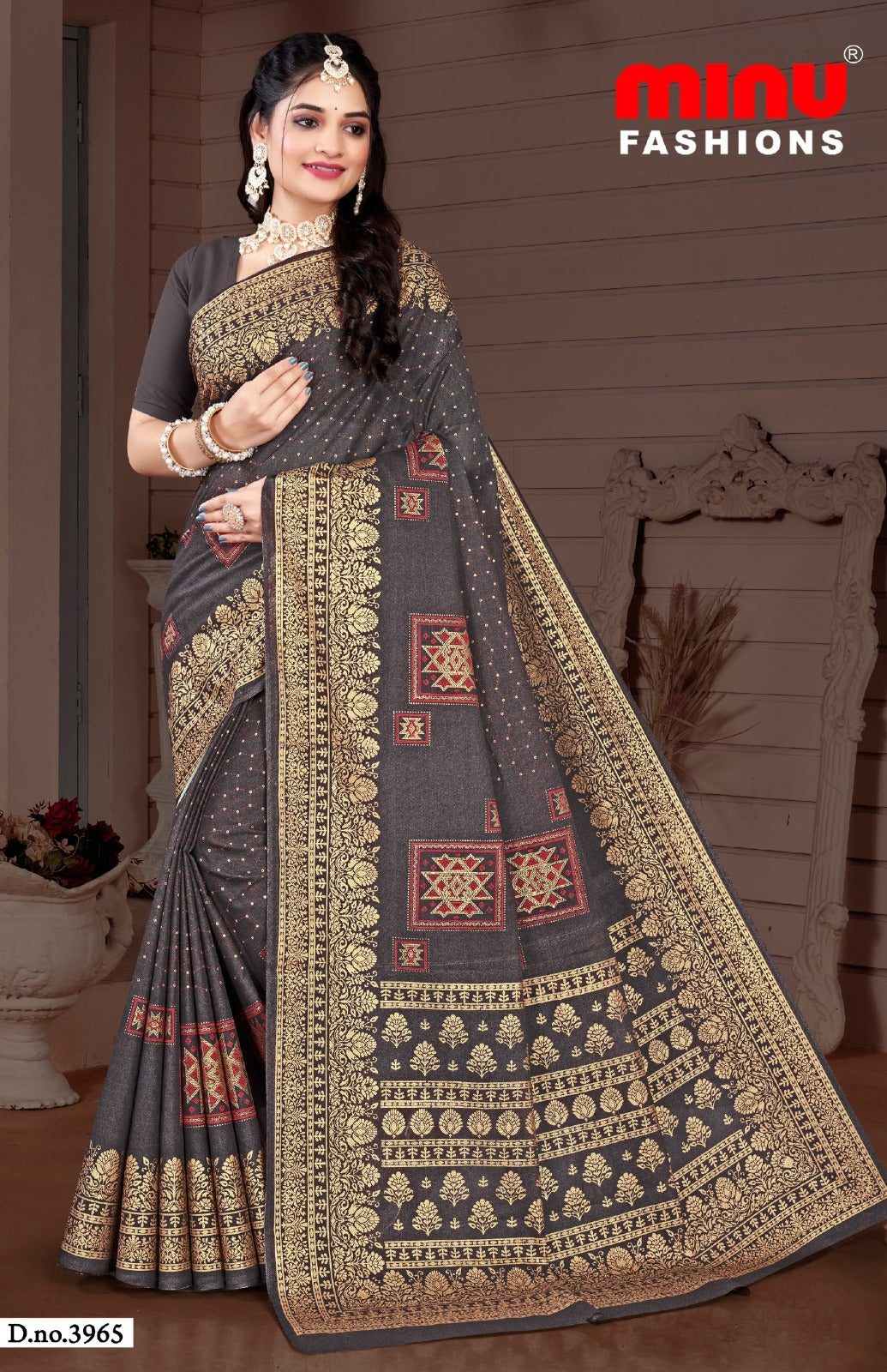 Malai Cotton Saree Sonakshi (Vol-2) - 8 Pcs Set