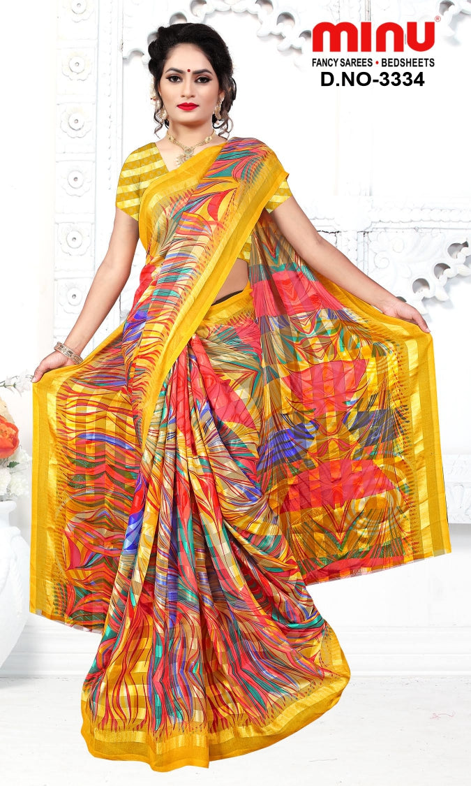 Fancy Saree Panini (BP) - 8 Pcs Set