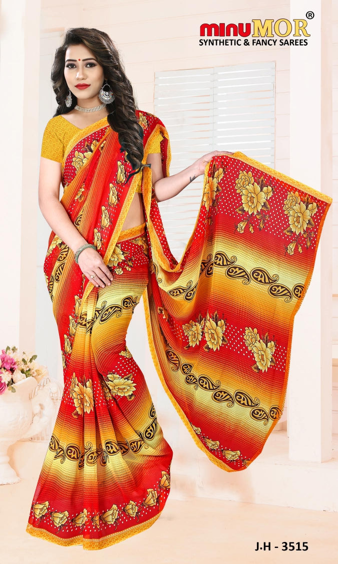 Fancy Saree Jhalki - 12 Pcs Set