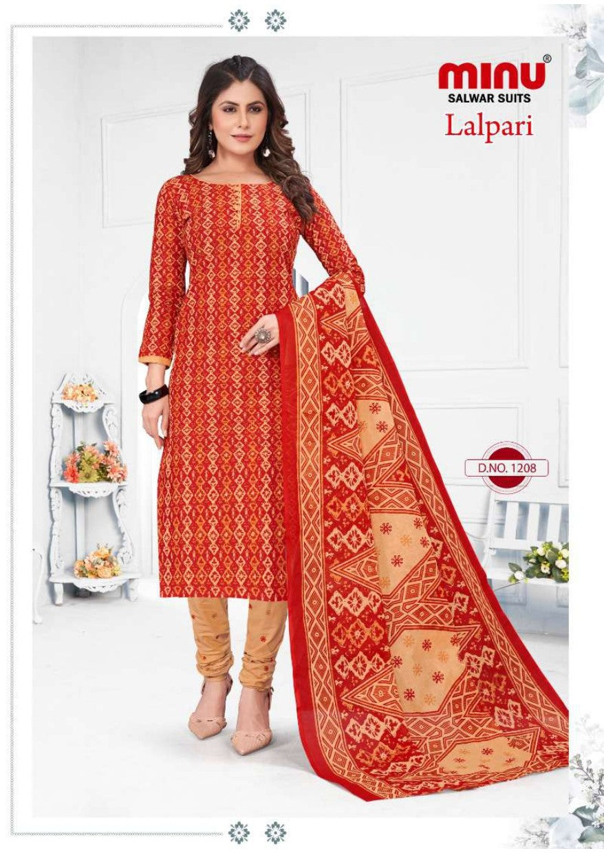 unstitched cotton salwar suit with dupatta at affordable prices 