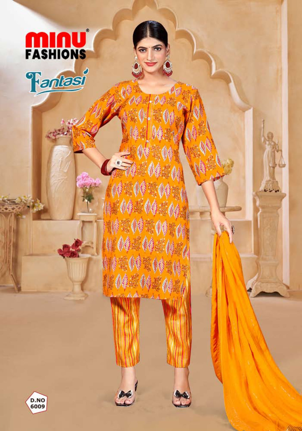 Printed Cotton Stitched Salwar Suit Fantasy (Vol-6) - 10 Pcs Set