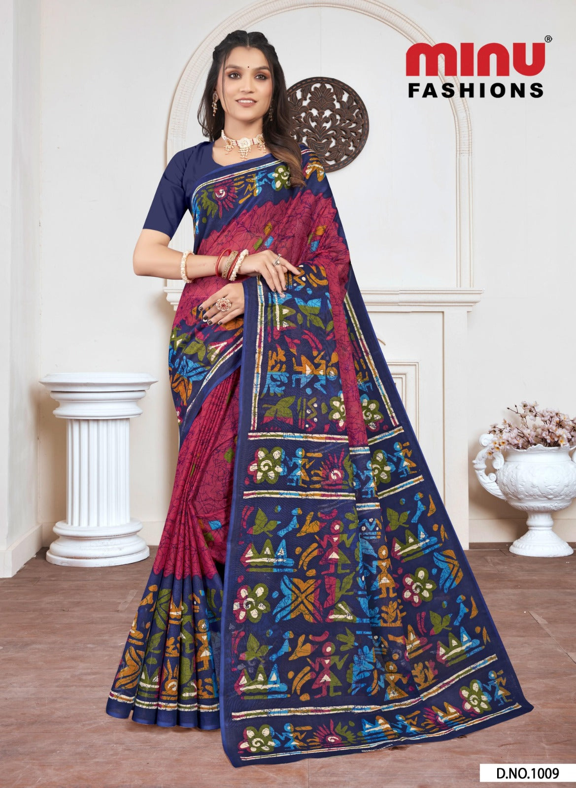 Saree Kolkata Batik (Vol-3) ( Special Rate) - 10 Pcs Set