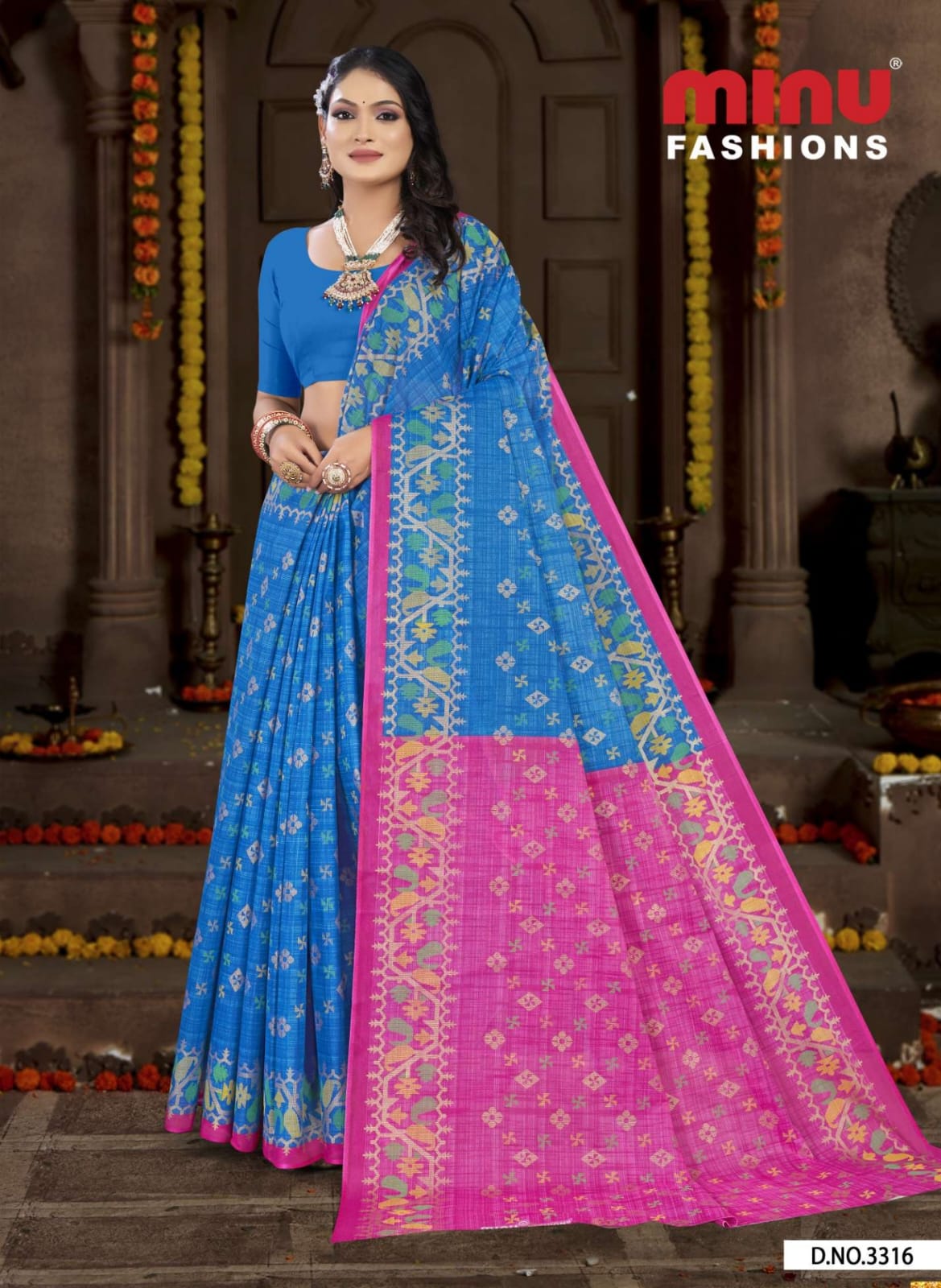 Saree Tant Jamdani (Special Rate) - 10 Pcs Set