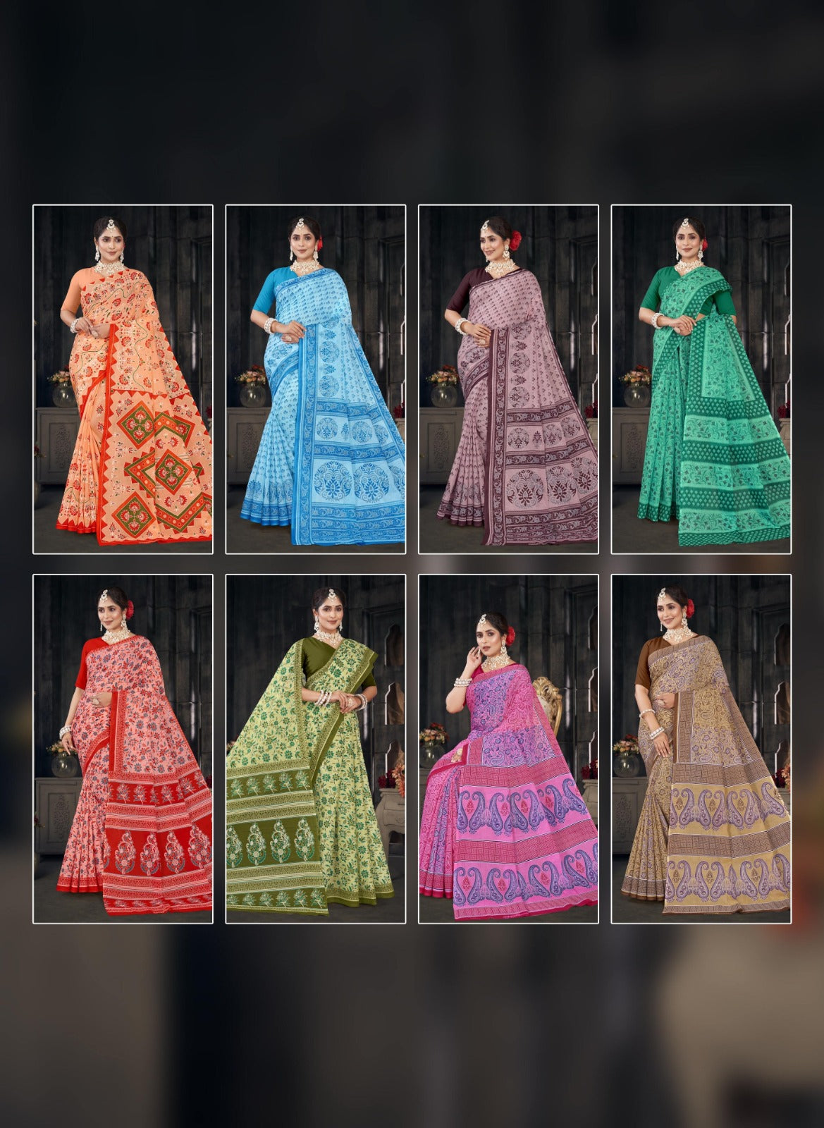 Saree Star Beauty (Vol-7) (Special Rate) - 08 Pcs Set