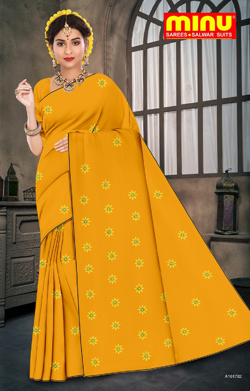 embroidered saree wholesale at low prices