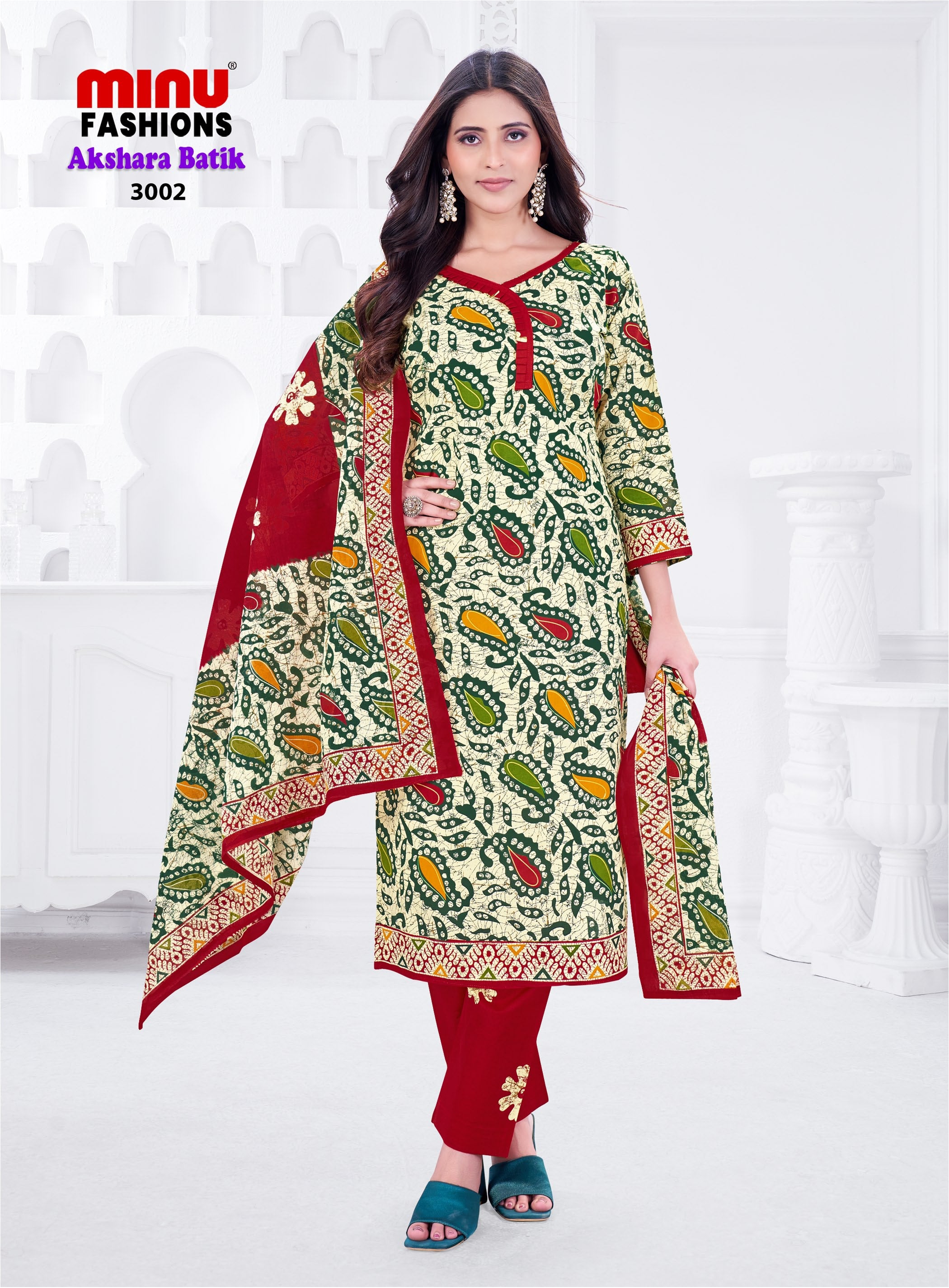Minu Suit Akshara Batik VOL - 3 (10 PCS)