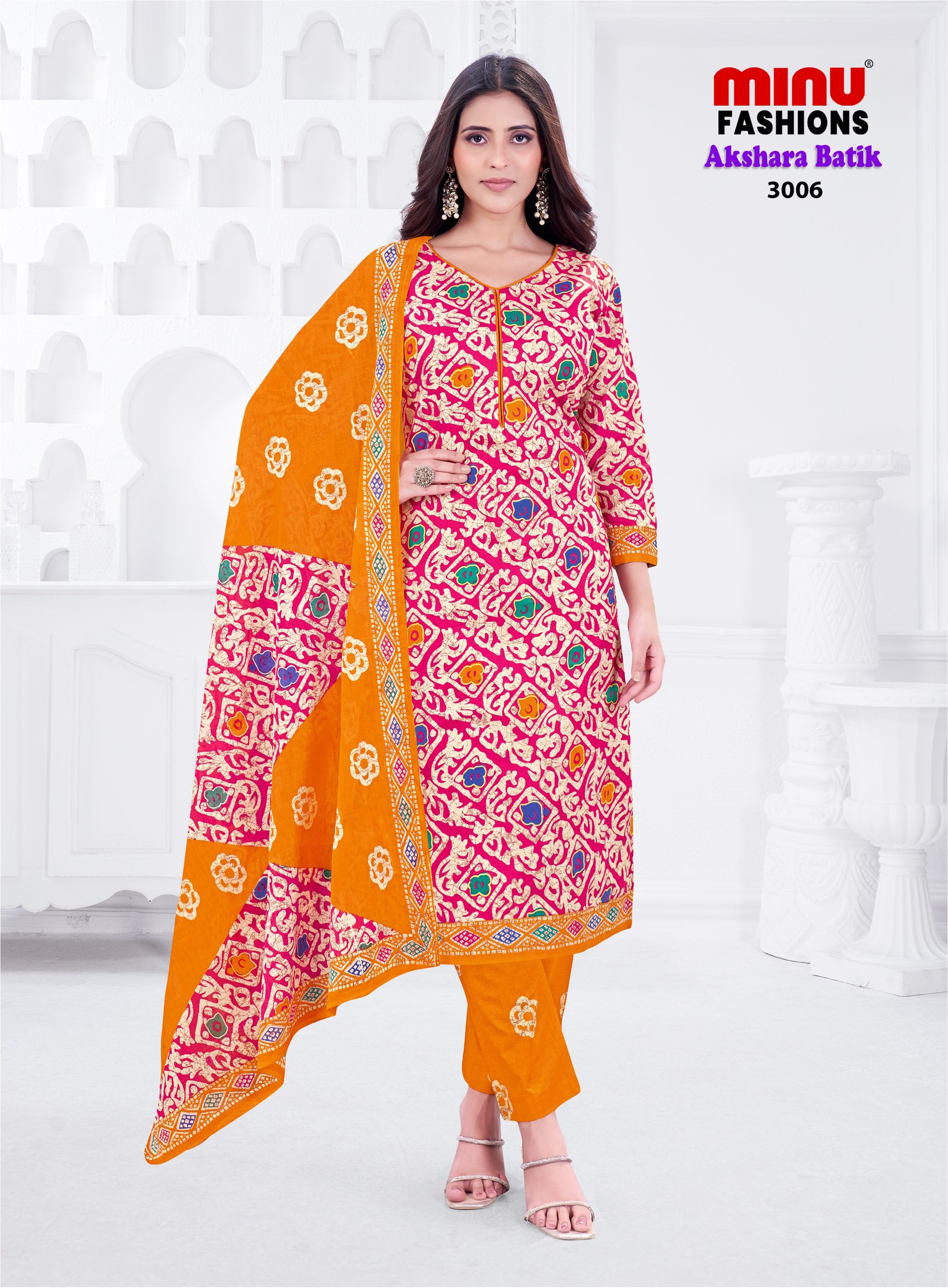 Minu Suit Akshara Batik VOL - 3 (10 PCS)
