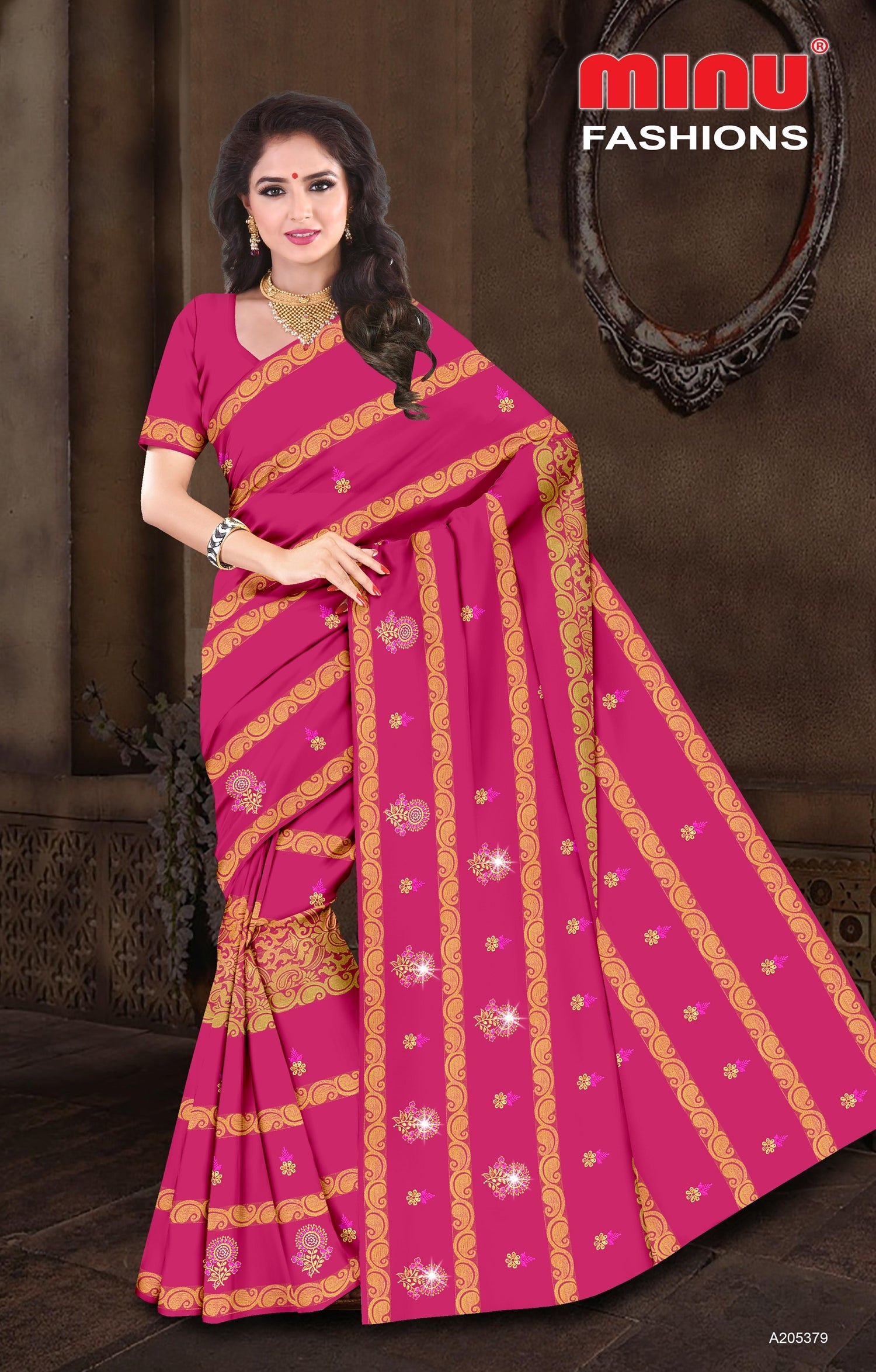 Embroidered Saree Ayanti SPL - 08 Pcs Set