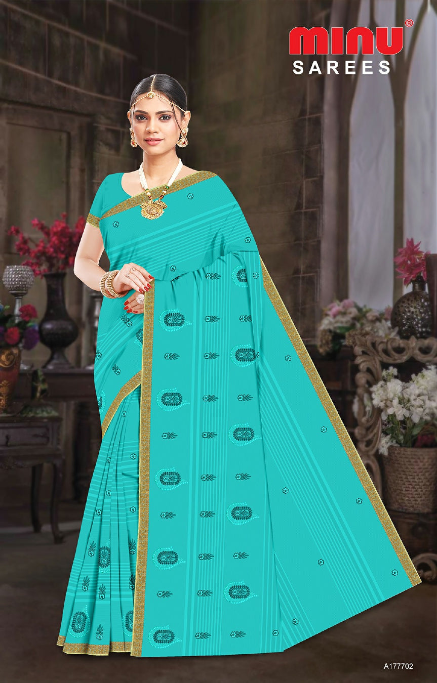 Embroidered Saree wholesale for women and girls in India 