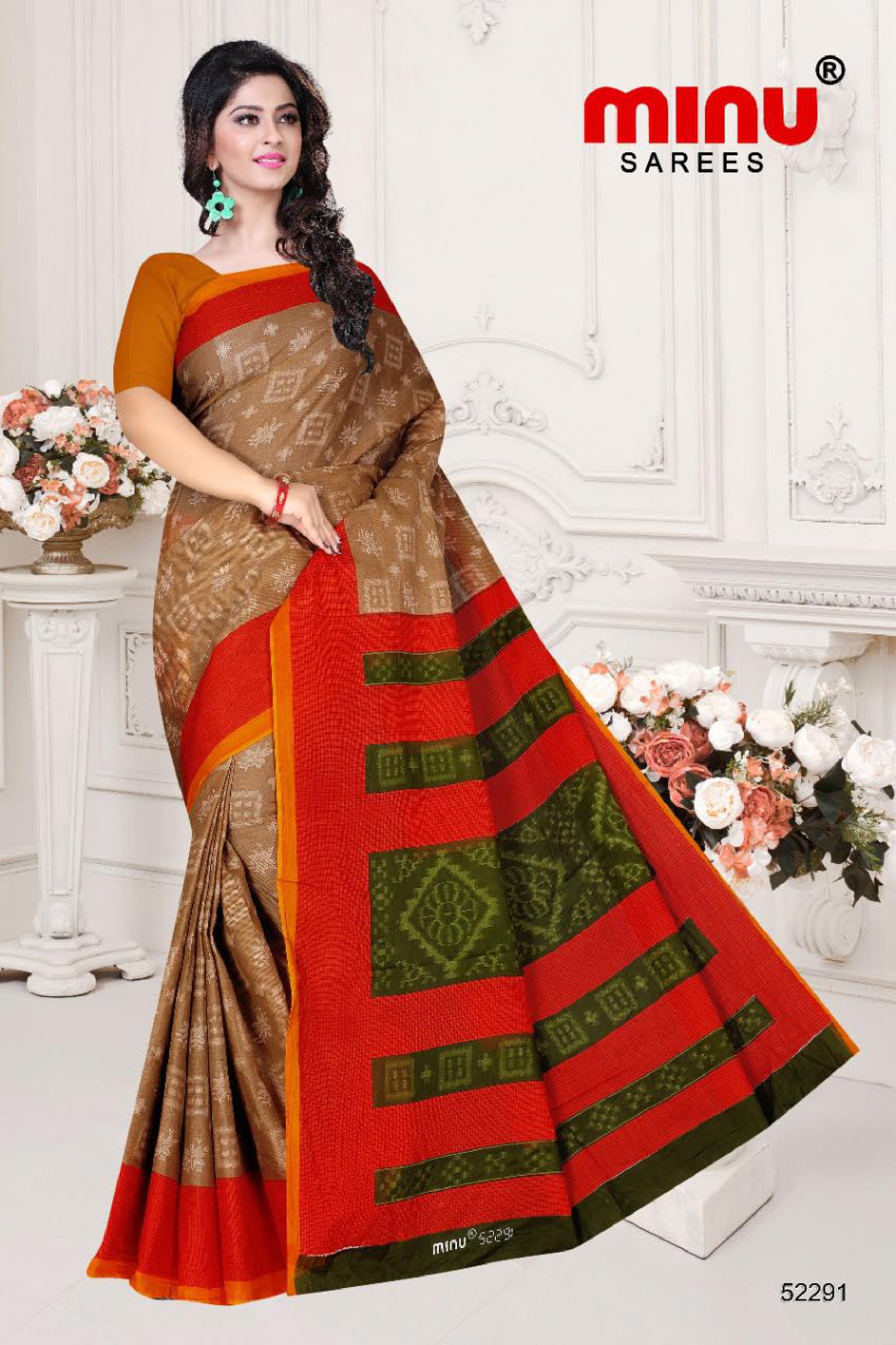 printed cotton saree to resell online 