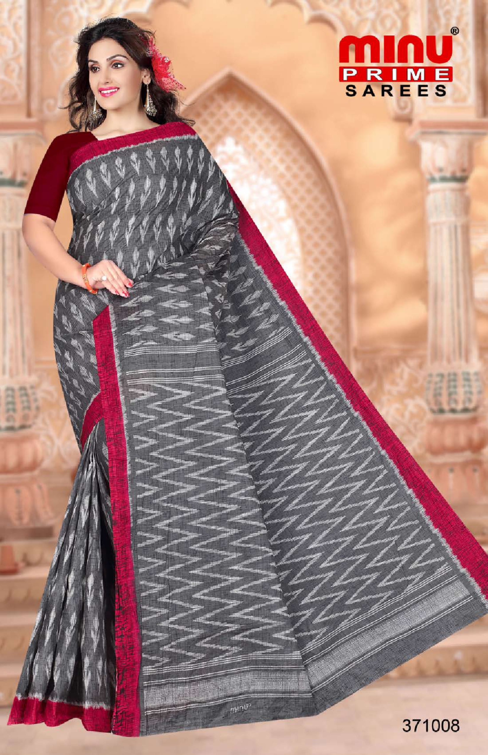 Printed Saree- Black Diamond-VOL-1, LOT-2 (10P)