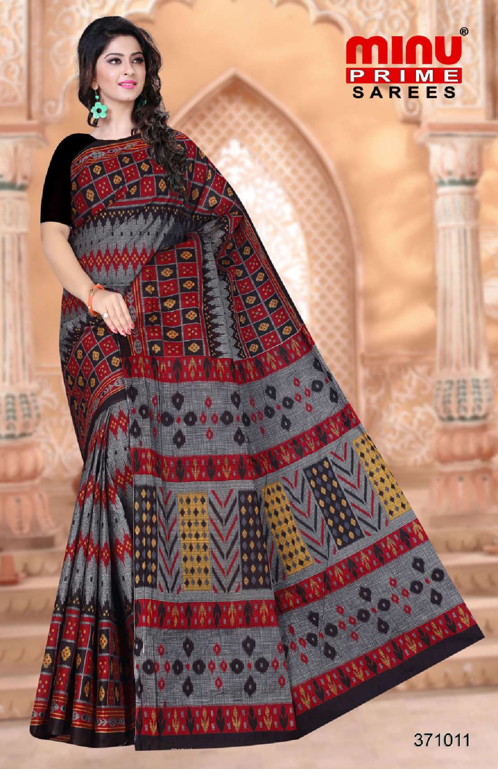 Printed Saree- Black Diamond-VOL-1, LOT-2 (10P)