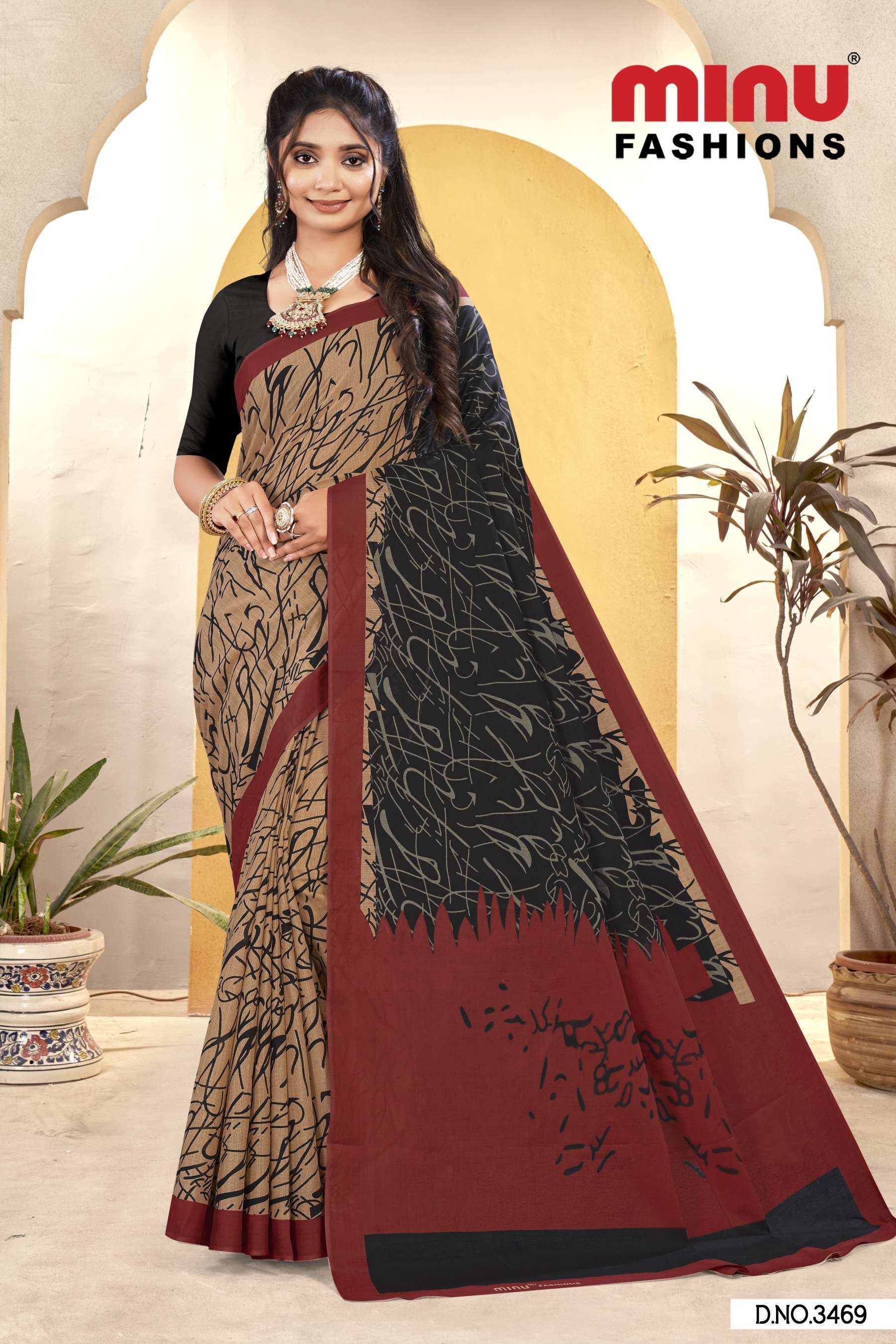 Black Pearl Vol-3 Saree (Malai Cotton) (10P)