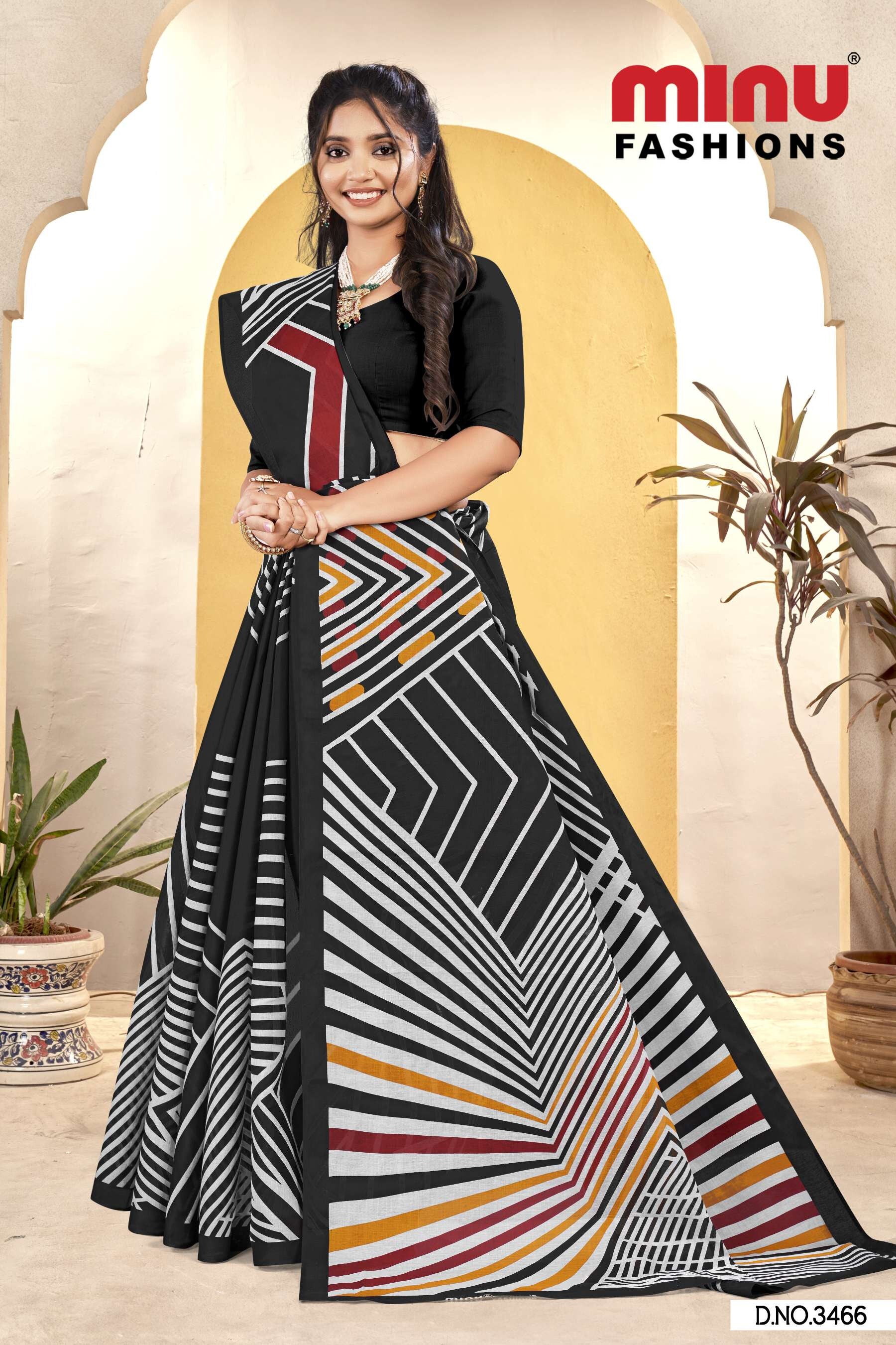 Black Pearl Vol-3 Saree (Malai Cotton) (10P)