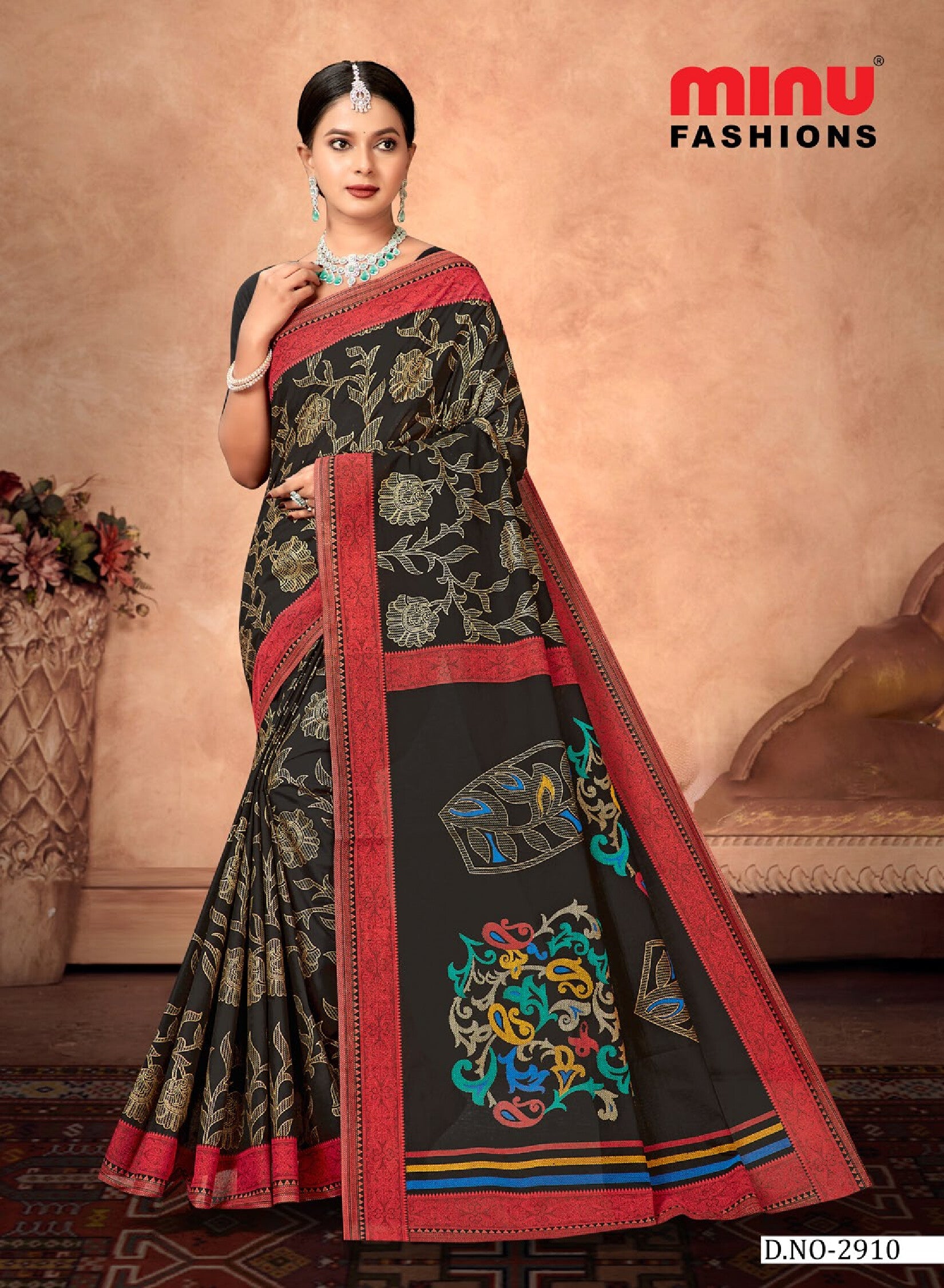 Black Diamond Saree (Special Rate) (8P)