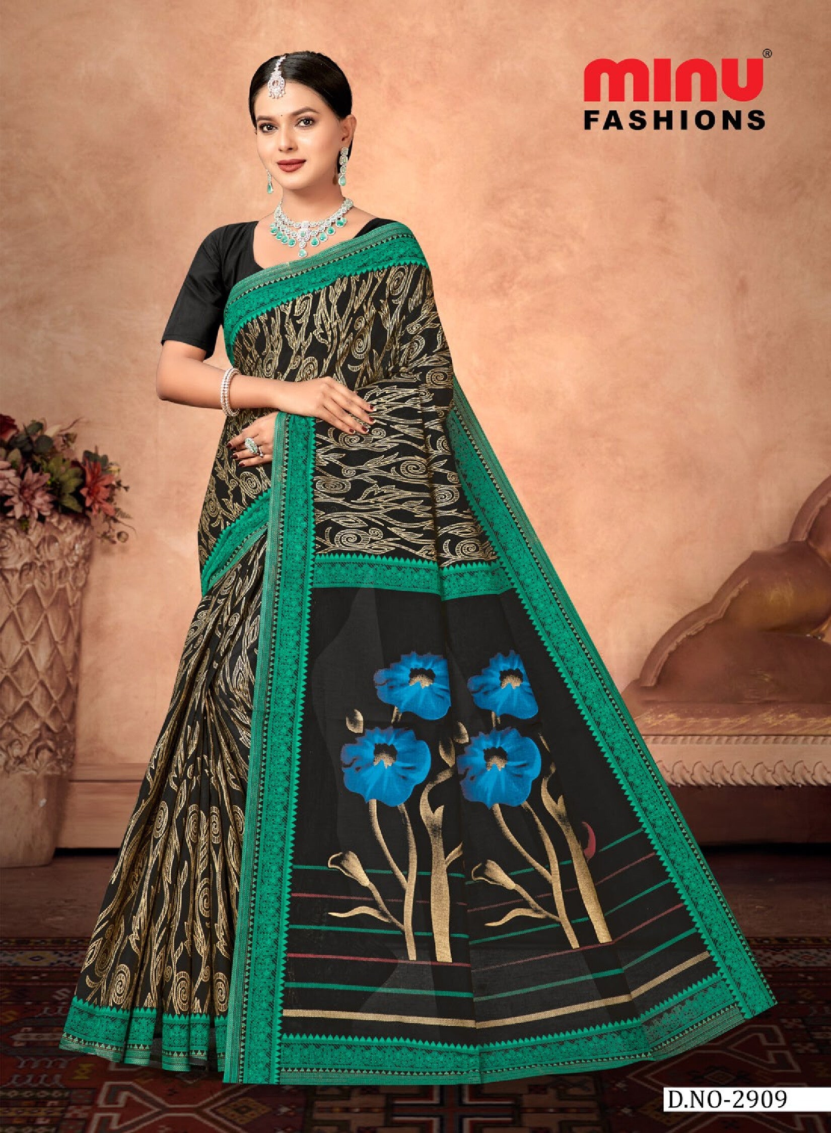 Black Diamond Saree (Special Rate) (8P)