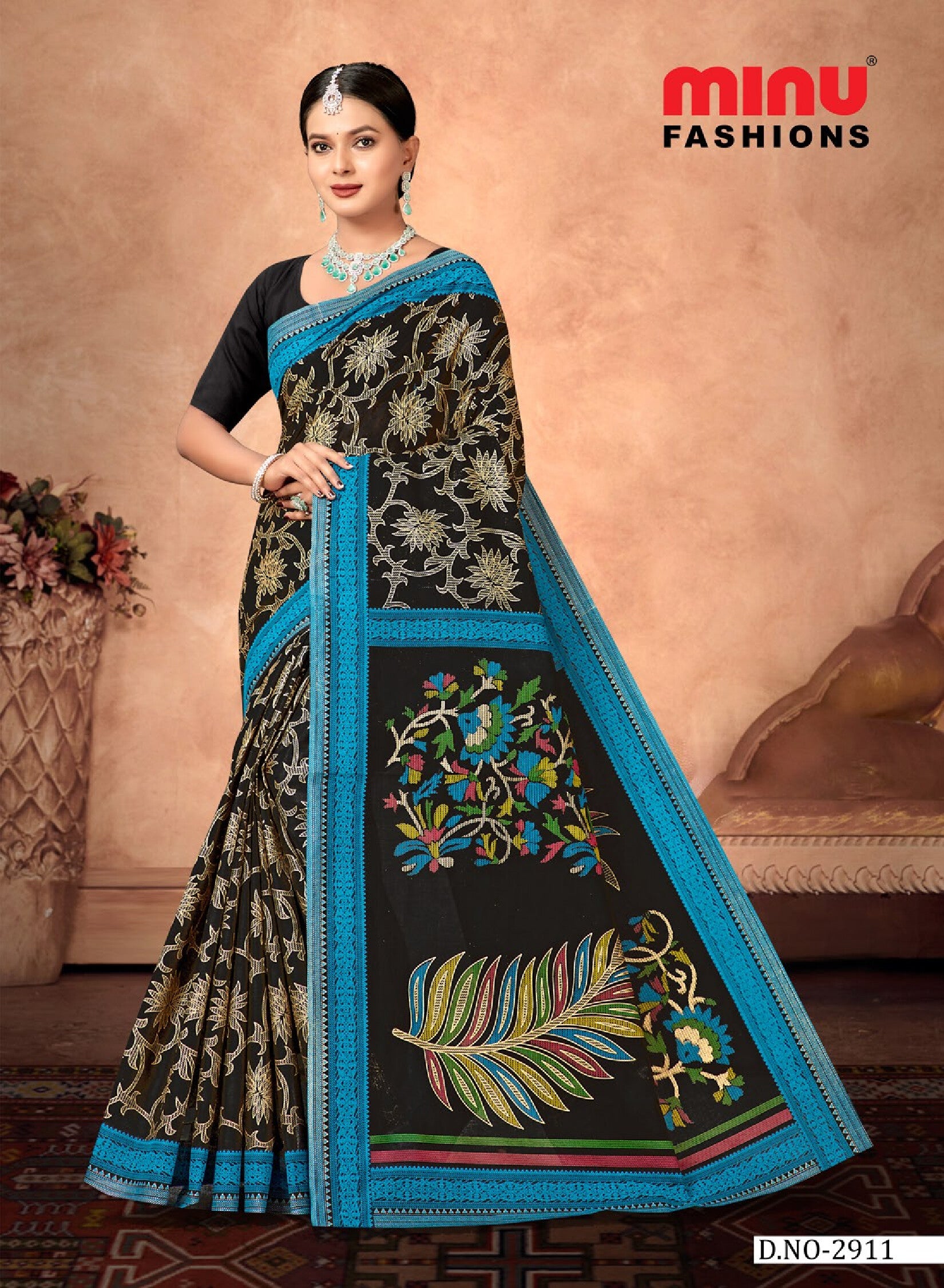 Black Diamond Saree (Special Rate) (8P)