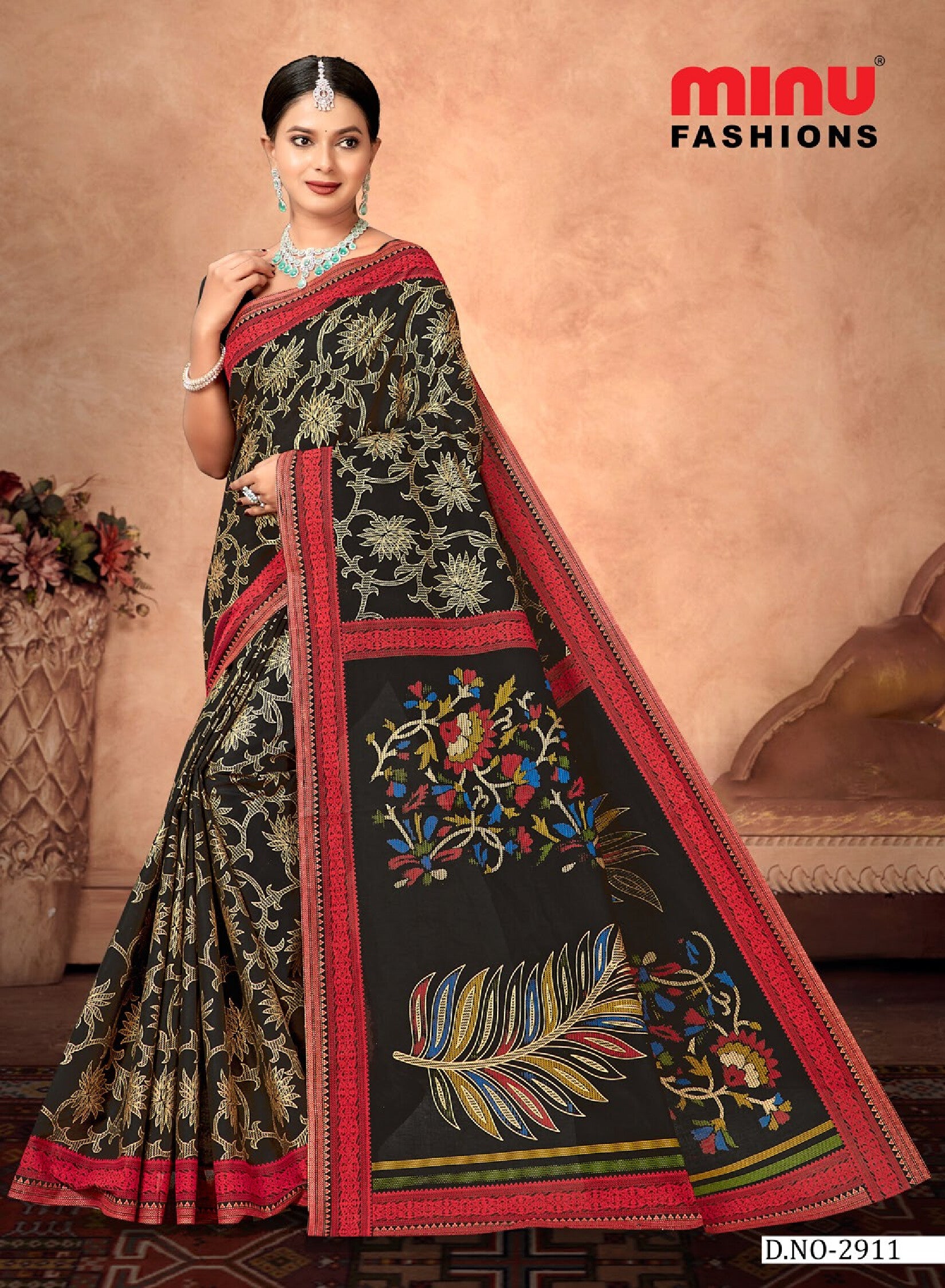 Black Diamond Saree (Special Rate) (8P)