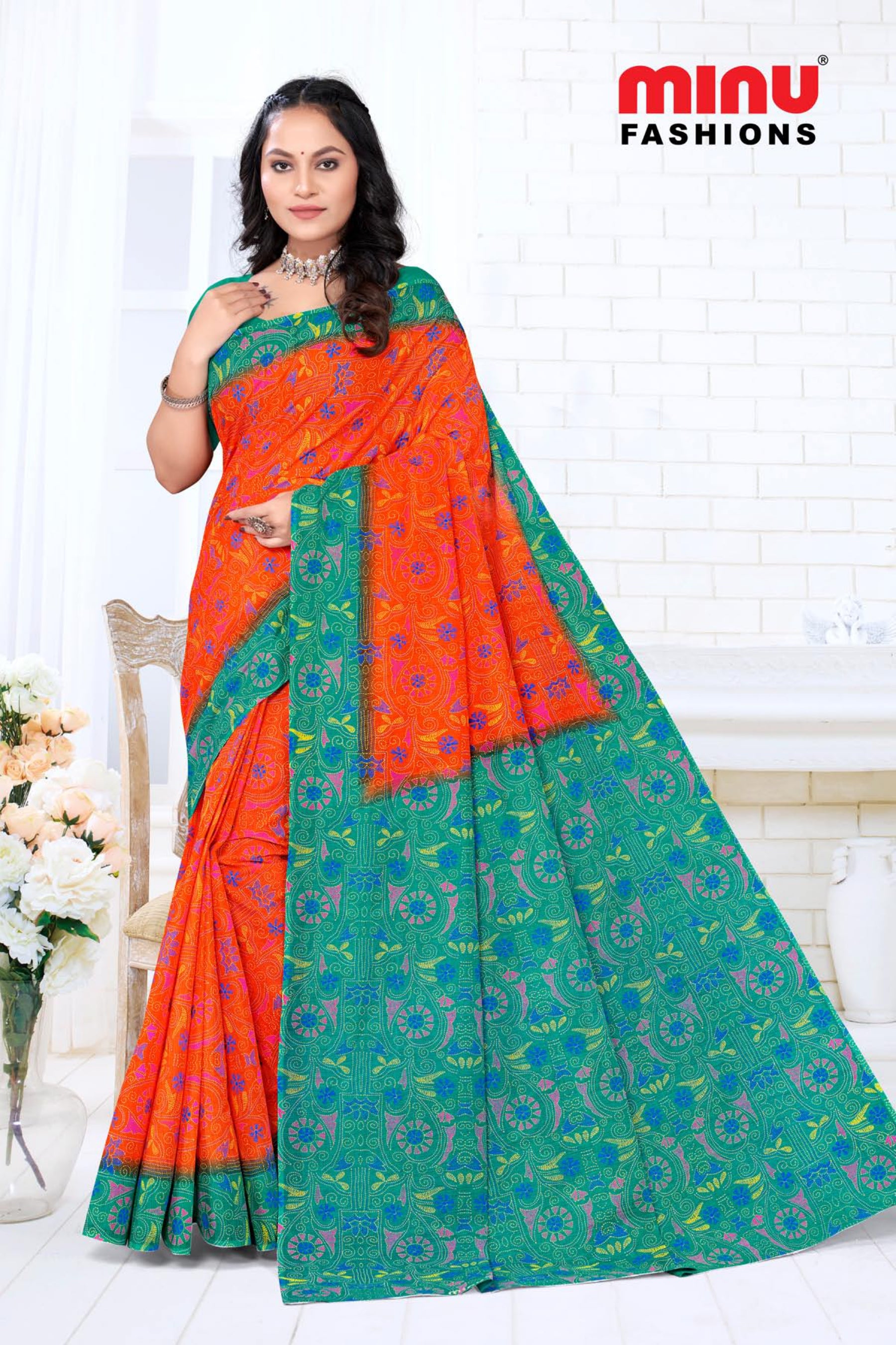 Printed Saree- Chokher Bali (10P)