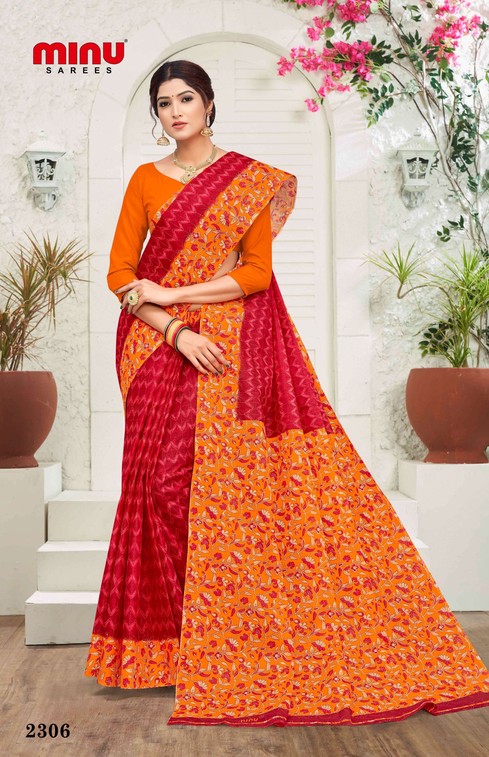 online image of wholesale cotton saree for women
