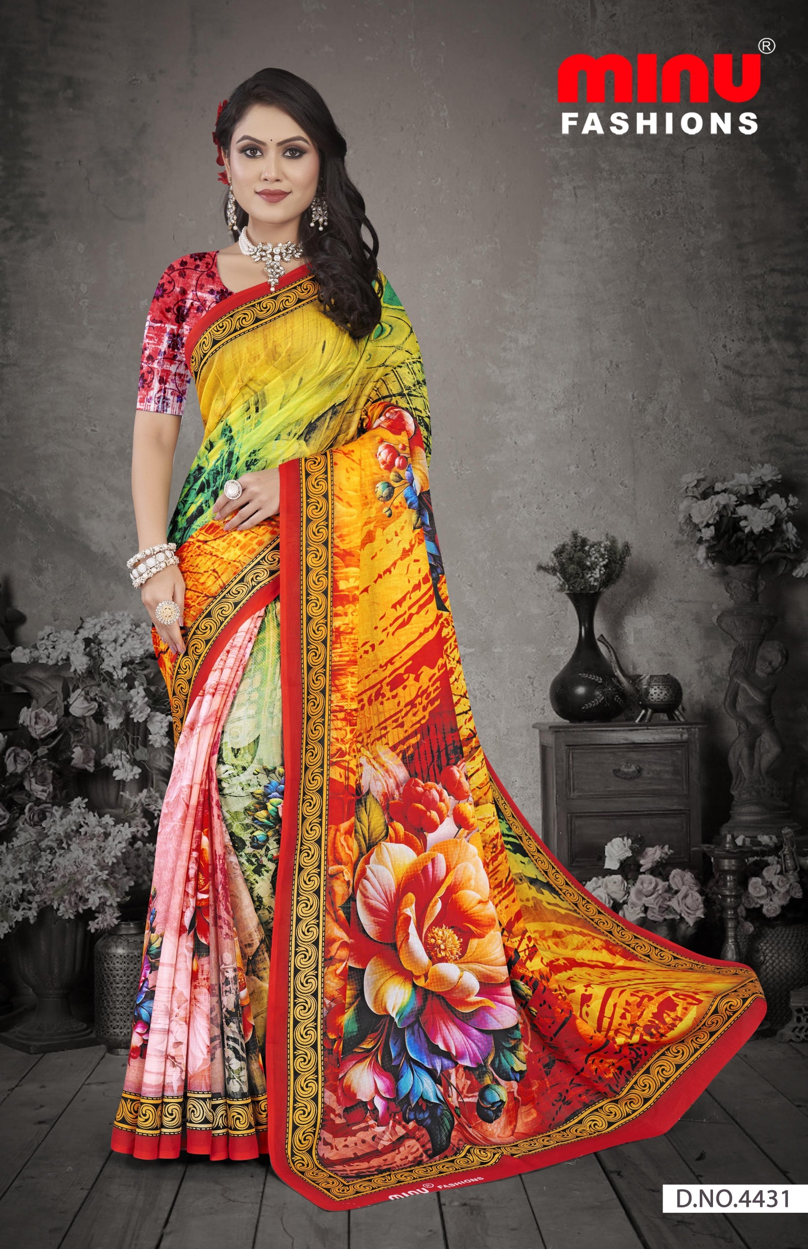 Saree Digital Fashion (8 Pcs)