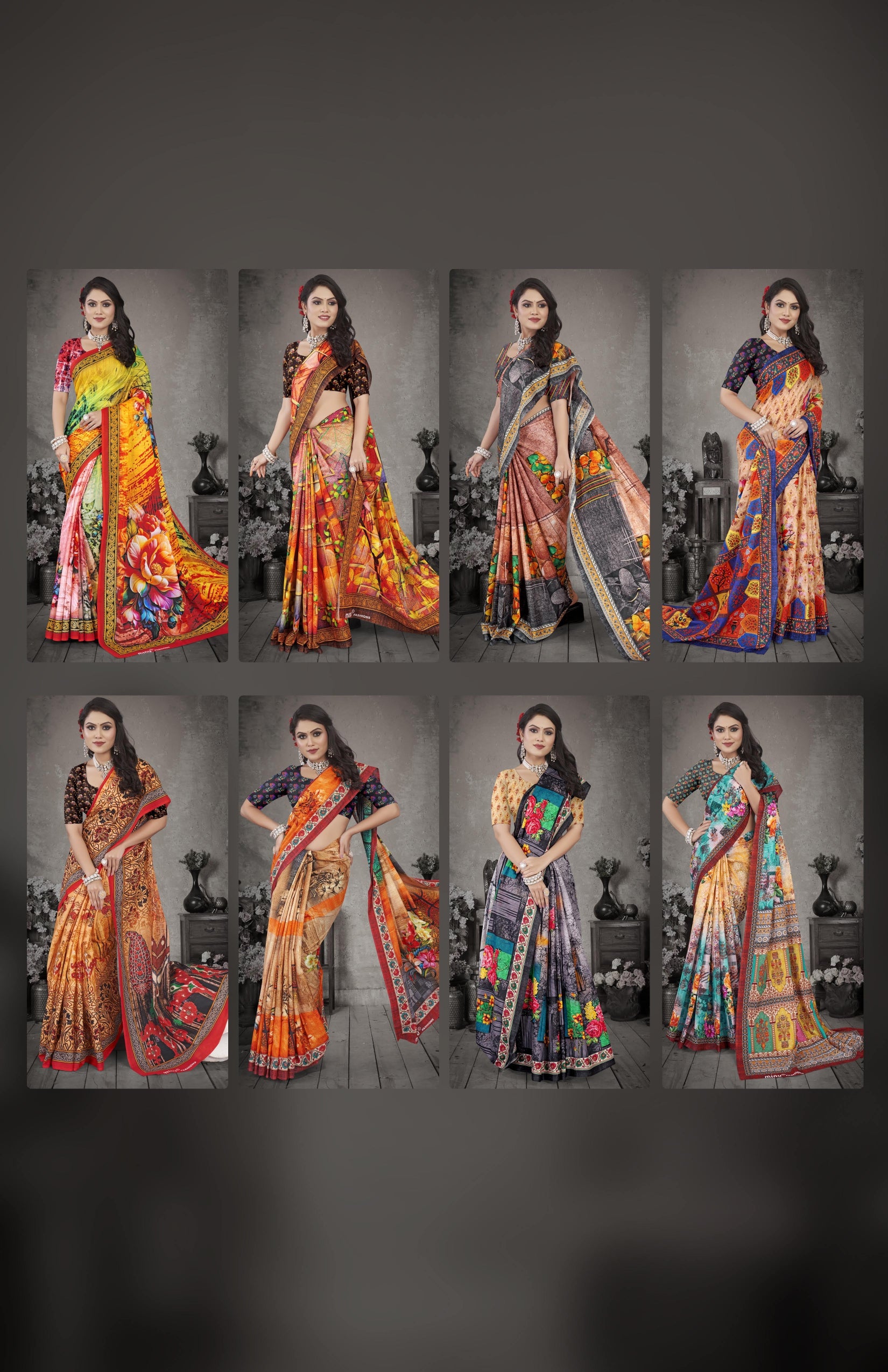 Saree Digital Fashion (8 Pcs)