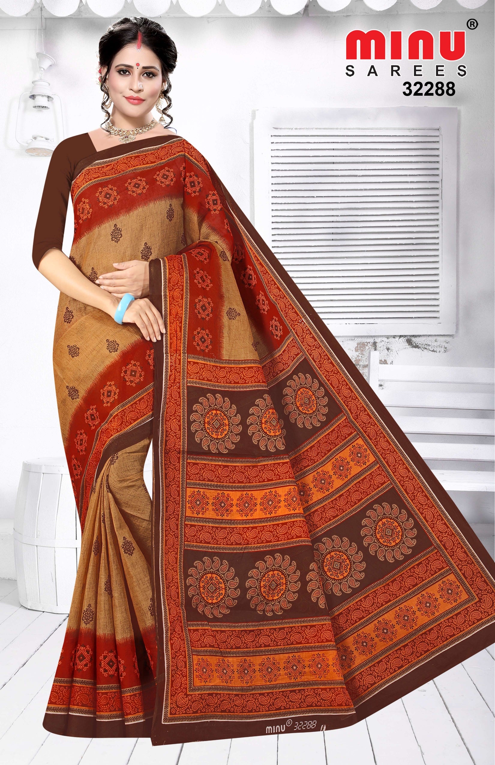 best offers on designer cotton saree online image 