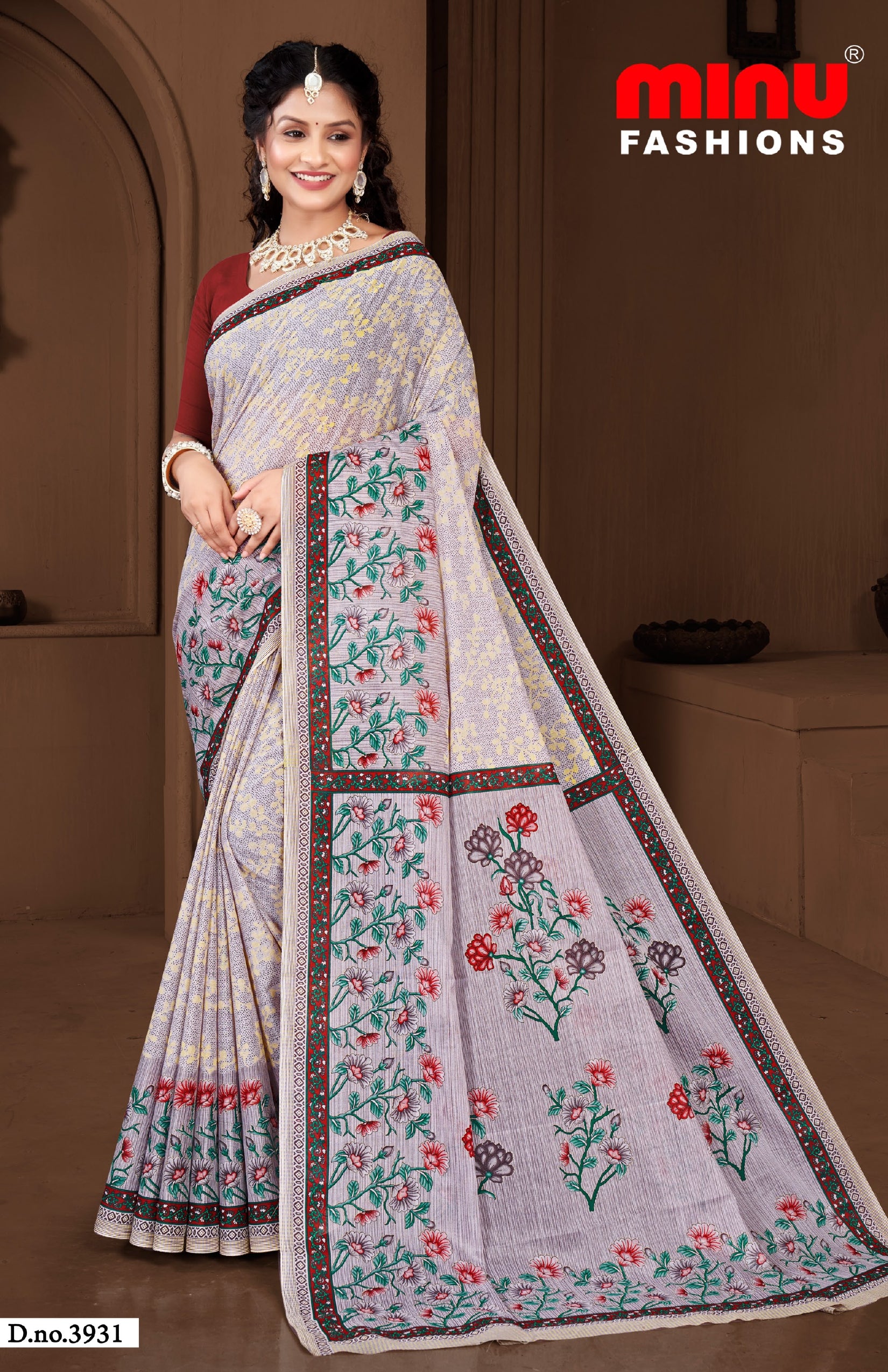 Saree Dusty Beauty Vol-03 (8 Pcs)